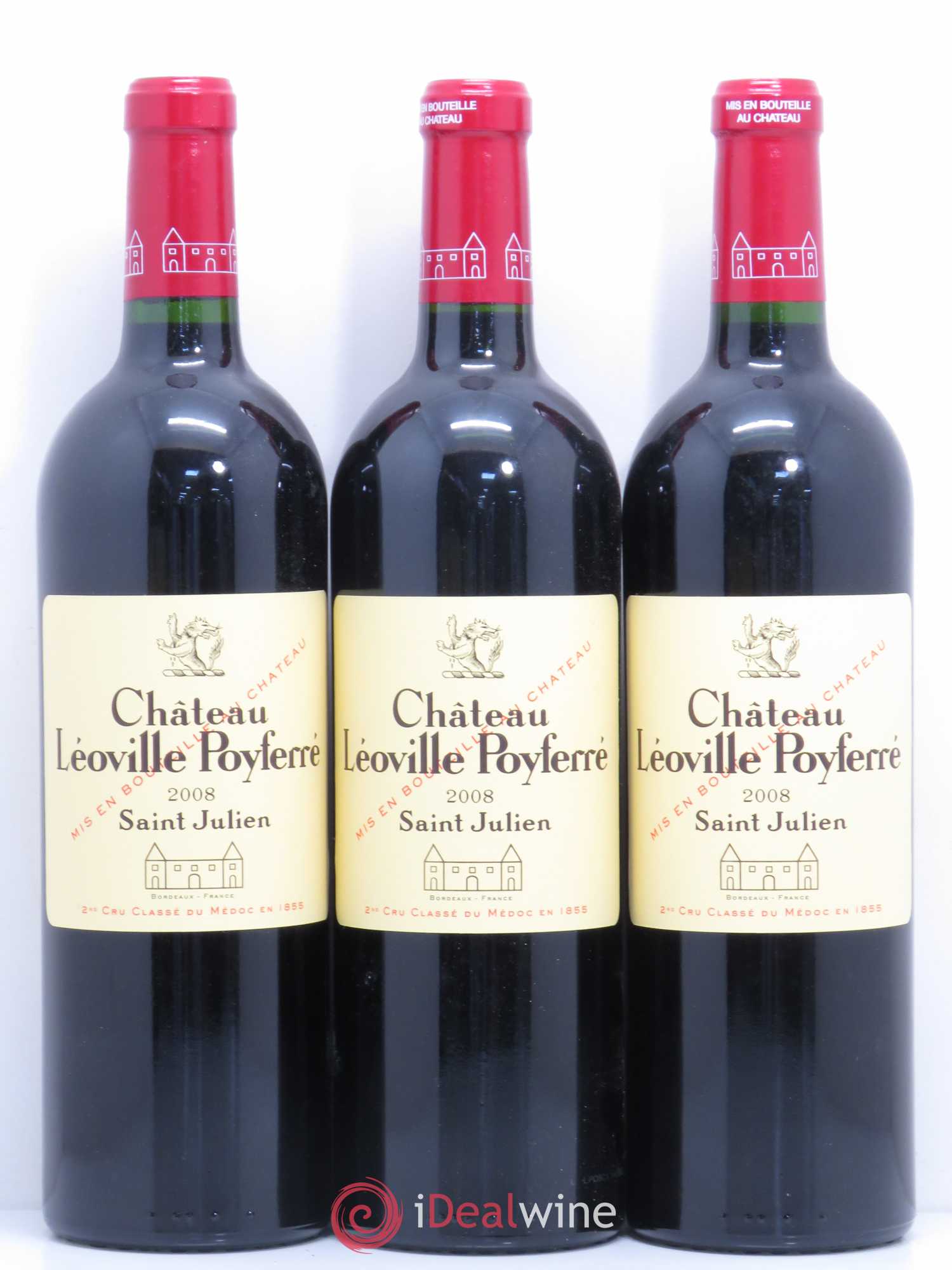 Château Léoville Poyferré 2ème Grand Cru Classé 2008 - Lotto di 6 bottiglie - 2
