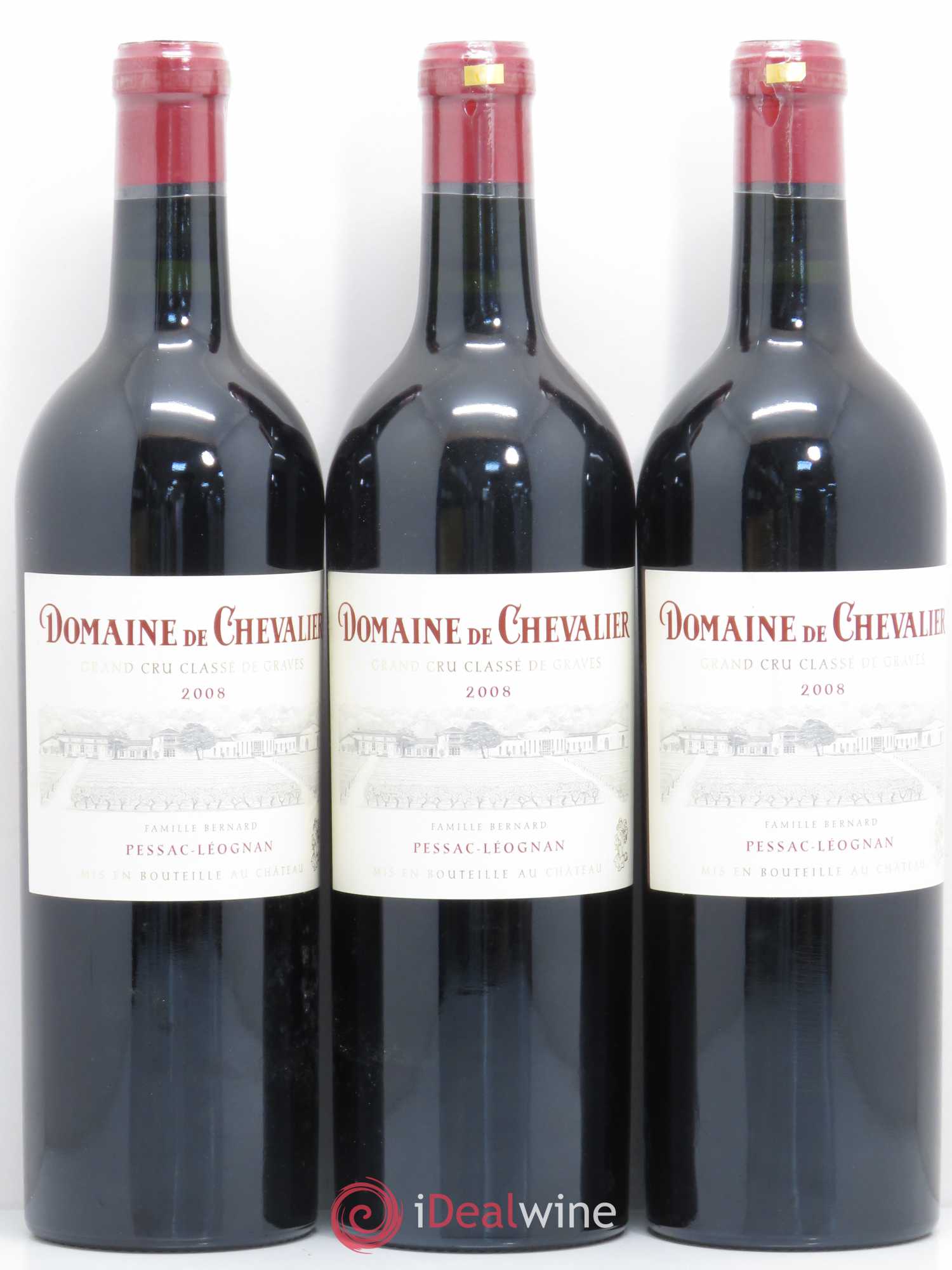 Domaine de Chevalier Cru Classé de Graves 2008 - Lot de 6 bouteilles - 1