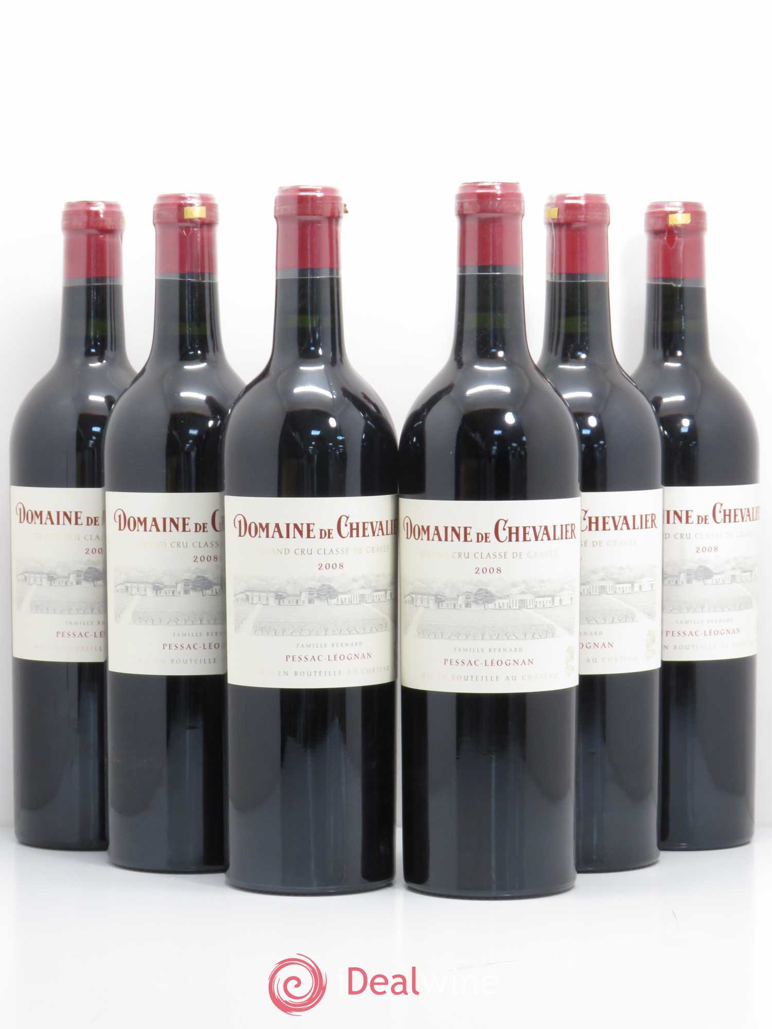 Domaine de Chevalier Cru Classé de Graves 2008 - Lot de 6 bouteilles - 0