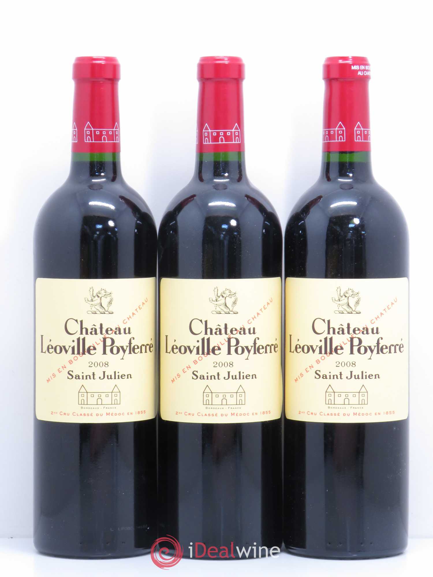 Château Léoville Poyferré 2ème Grand Cru Classé 2008 - Lot de 6 bouteilles - 2