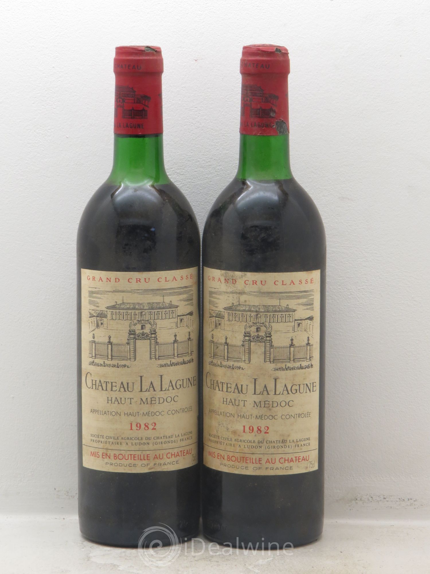 Château la Lagune 3ème Grand Cru Classé 1982 - Lot de 2 bouteilles - 0