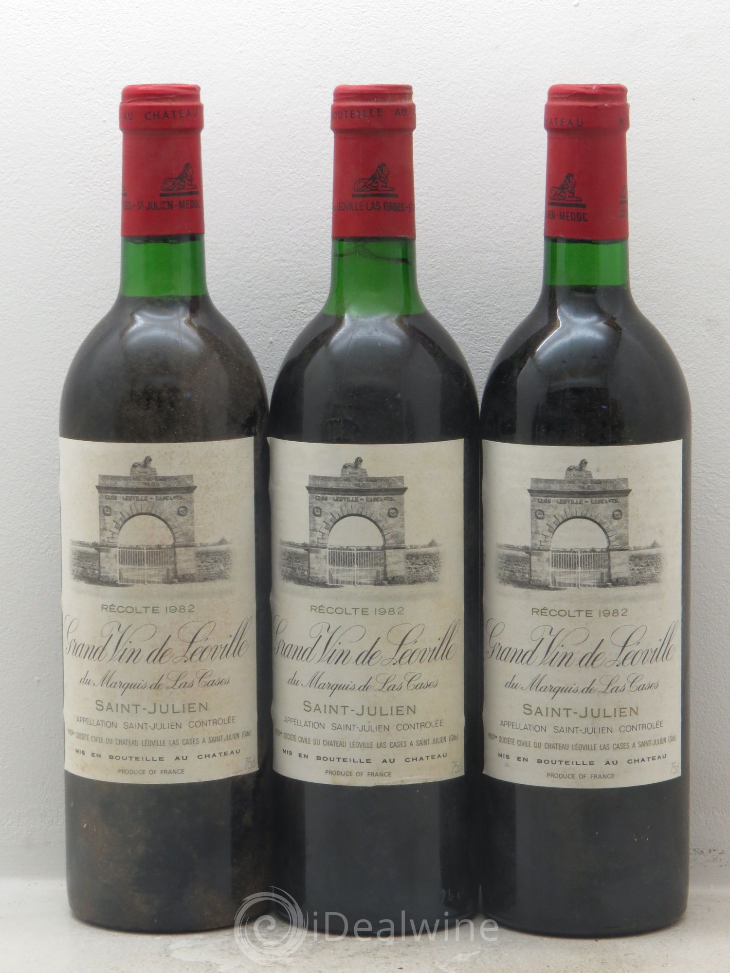 Château Léoville Las Cases 2ème Grand Cru Classé 1982 - Lot de 6 bouteilles - 1