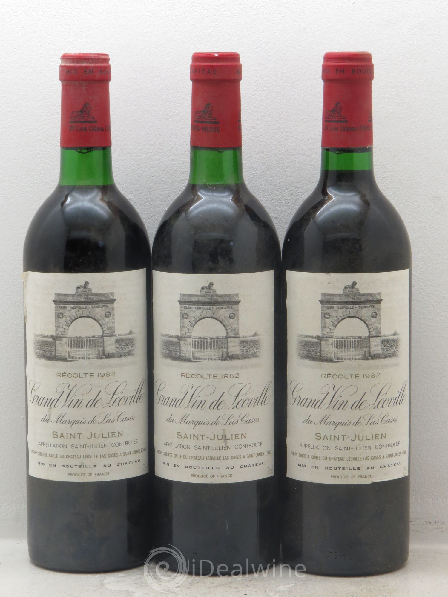 Château Léoville Las Cases 2ème Grand Cru Classé 1982 - Lot de 6 bouteilles - 2