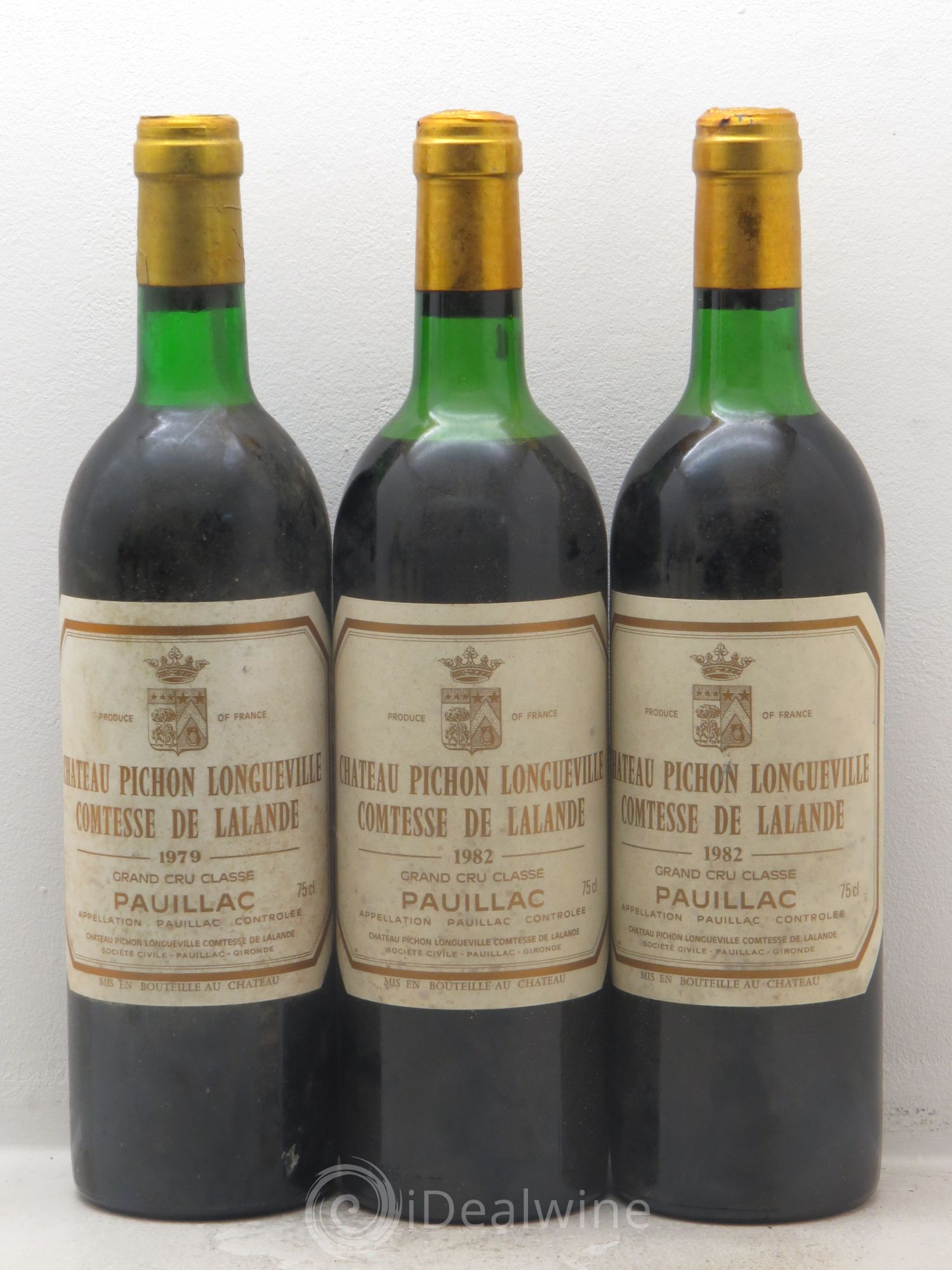 Château Pichon Longueville Comtesse de Lalande 2ème Grand Cru Classé 1982 - Lot de 6 bouteilles - 1