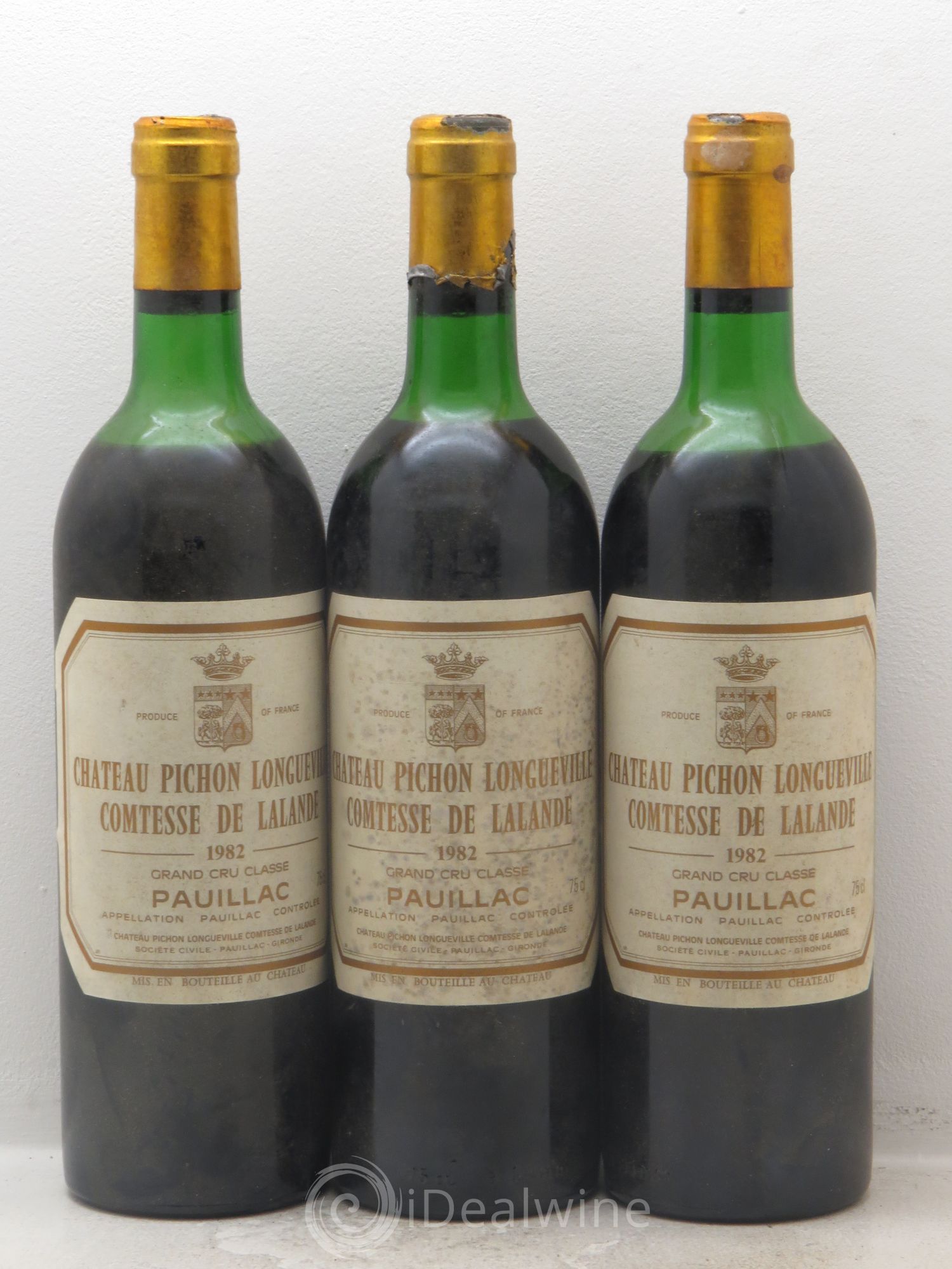 Château Pichon Longueville Comtesse de Lalande 2ème Grand Cru Classé 1982 - Lot de 6 bouteilles - 2