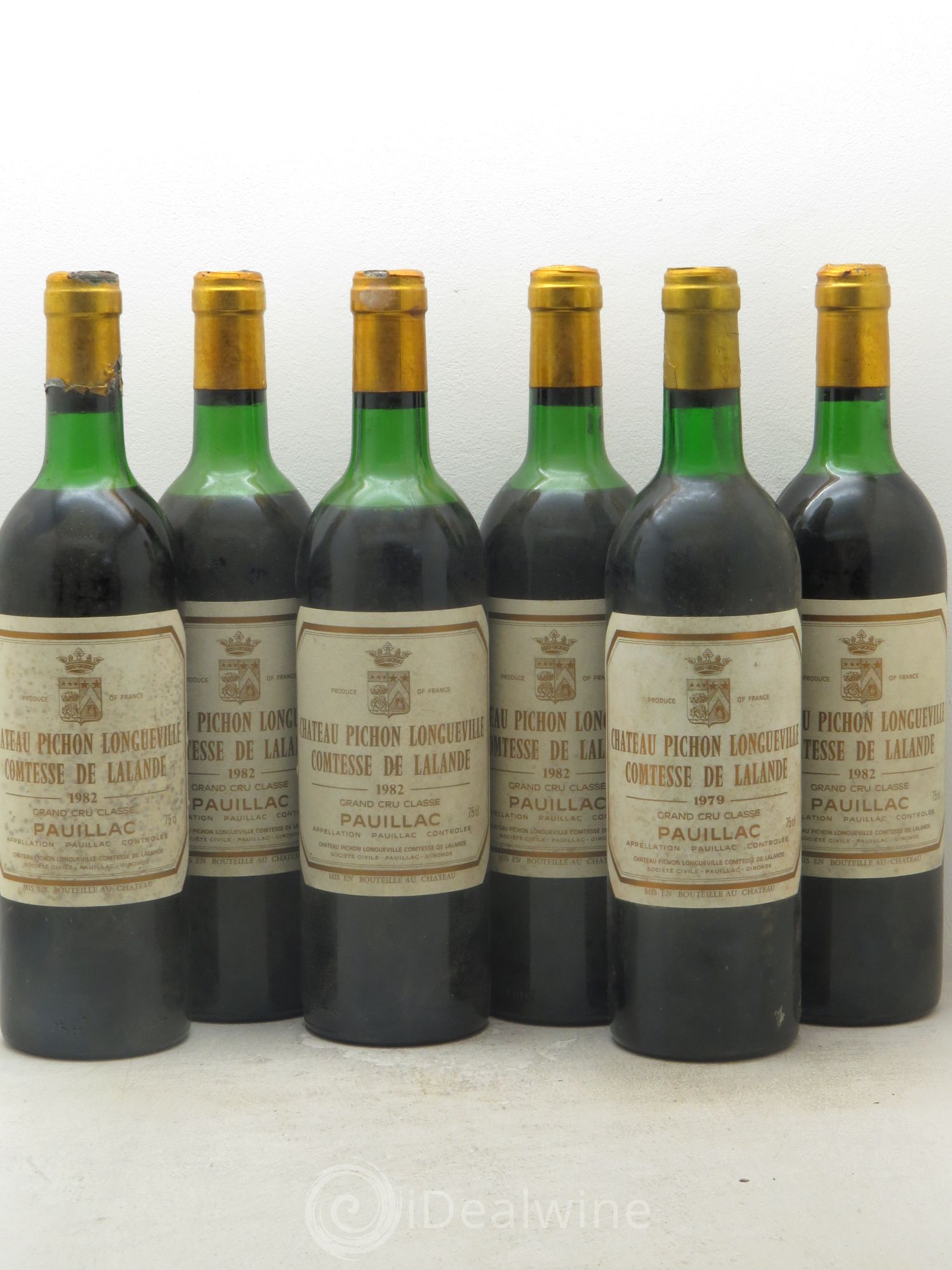Château Pichon Longueville Comtesse de Lalande 2ème Grand Cru Classé 1982 - Lot de 6 bouteilles - 0