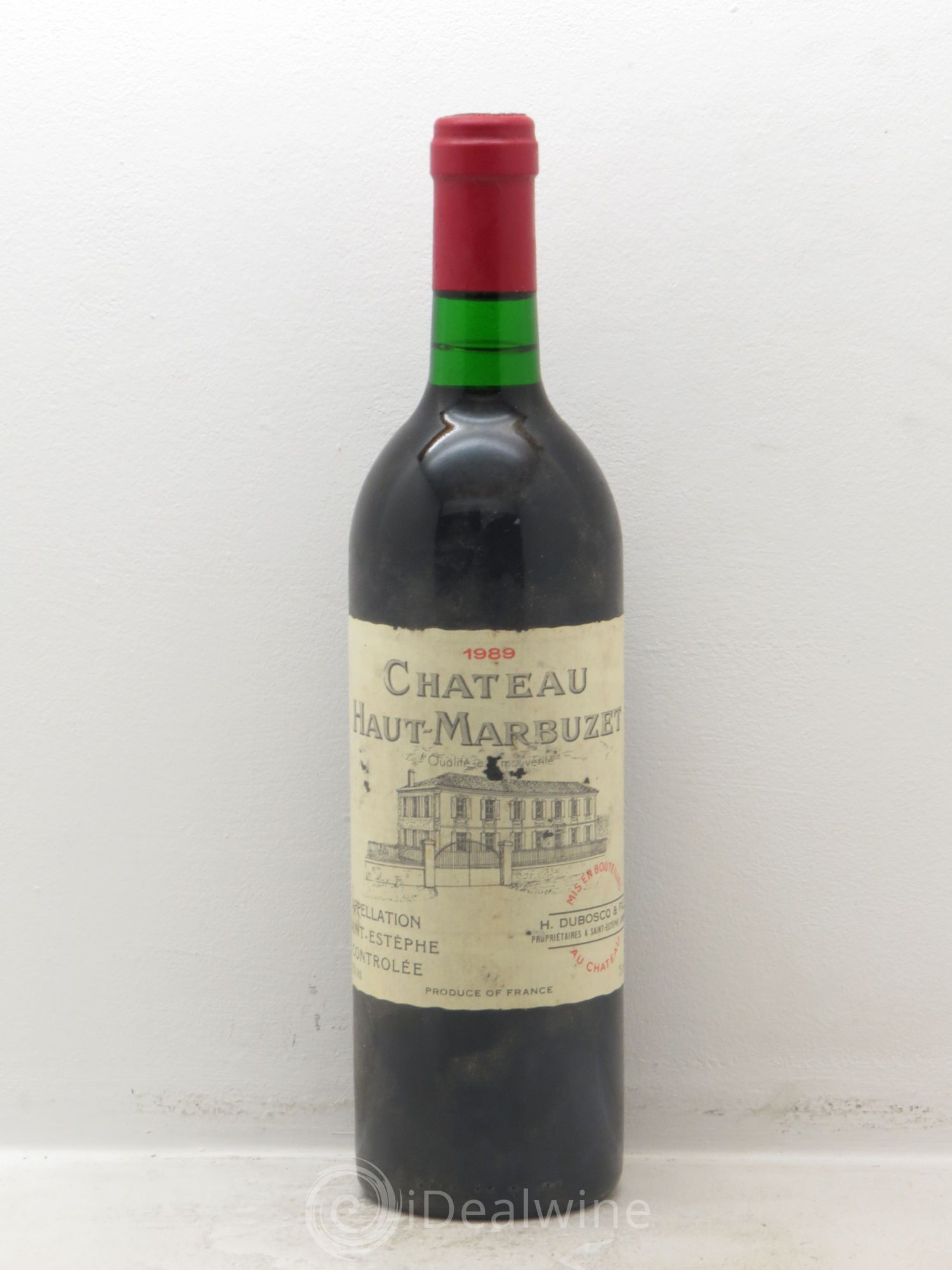 Château Haut Marbuzet 1989 - Lot de 1 bouteille - 0