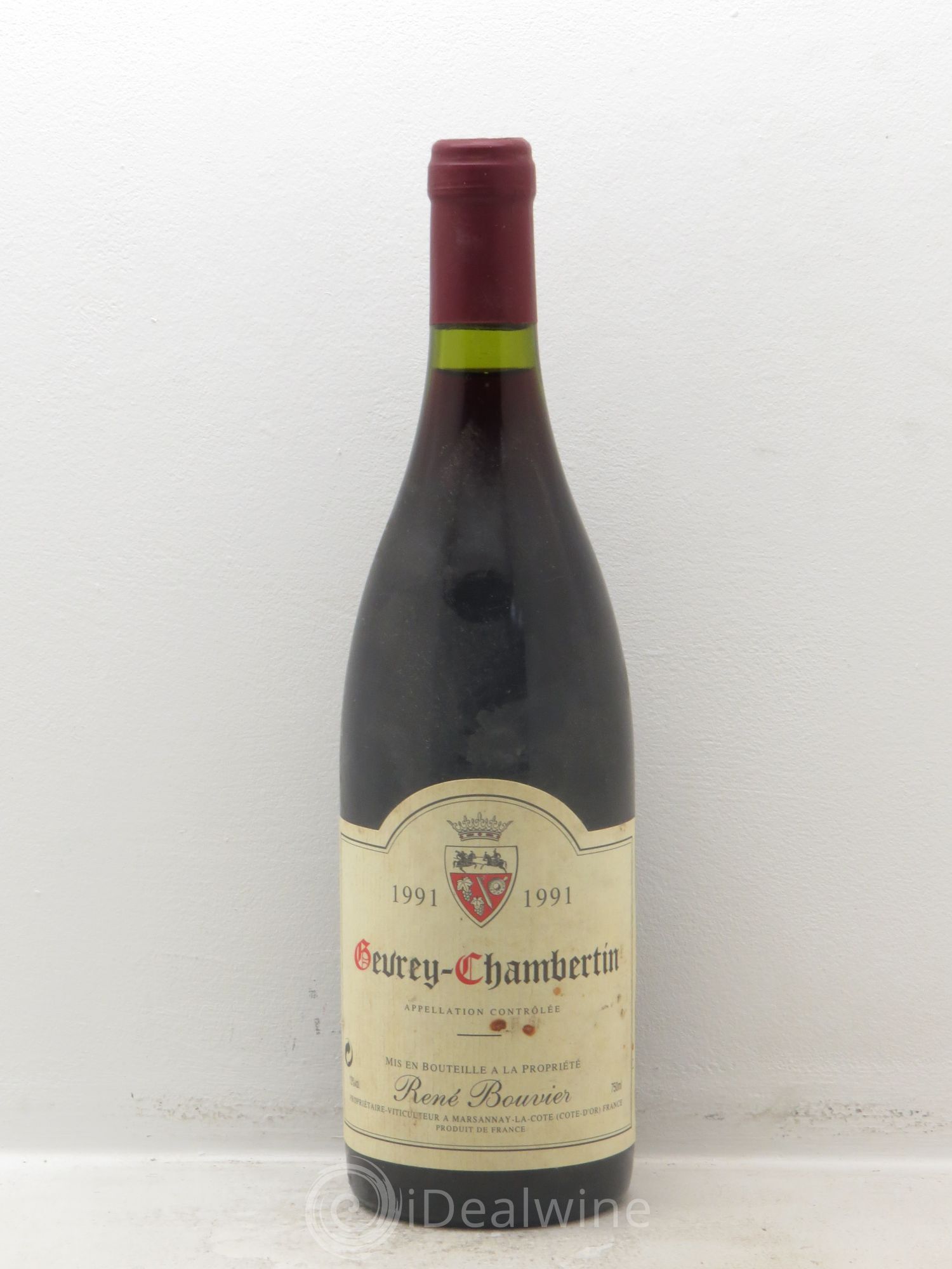 Gevrey-Chambertin René Bouvier 1991 - Lot de 1 bouteille - 0