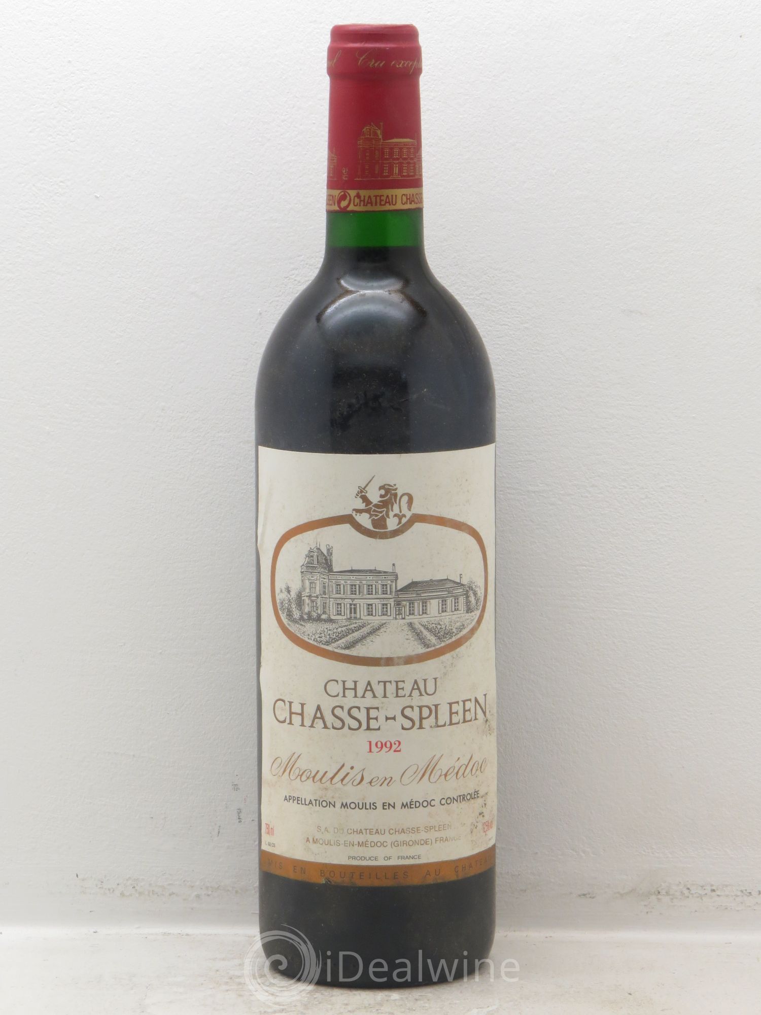 Château Chasse Spleen 1992 - Lot de 1 bouteille - 0