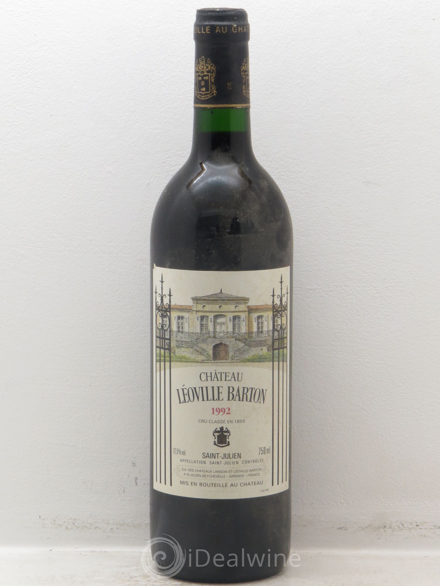 Château Léoville Barton 2ème Grand Cru Classé 1992 - Lot de 1 bouteille - 0