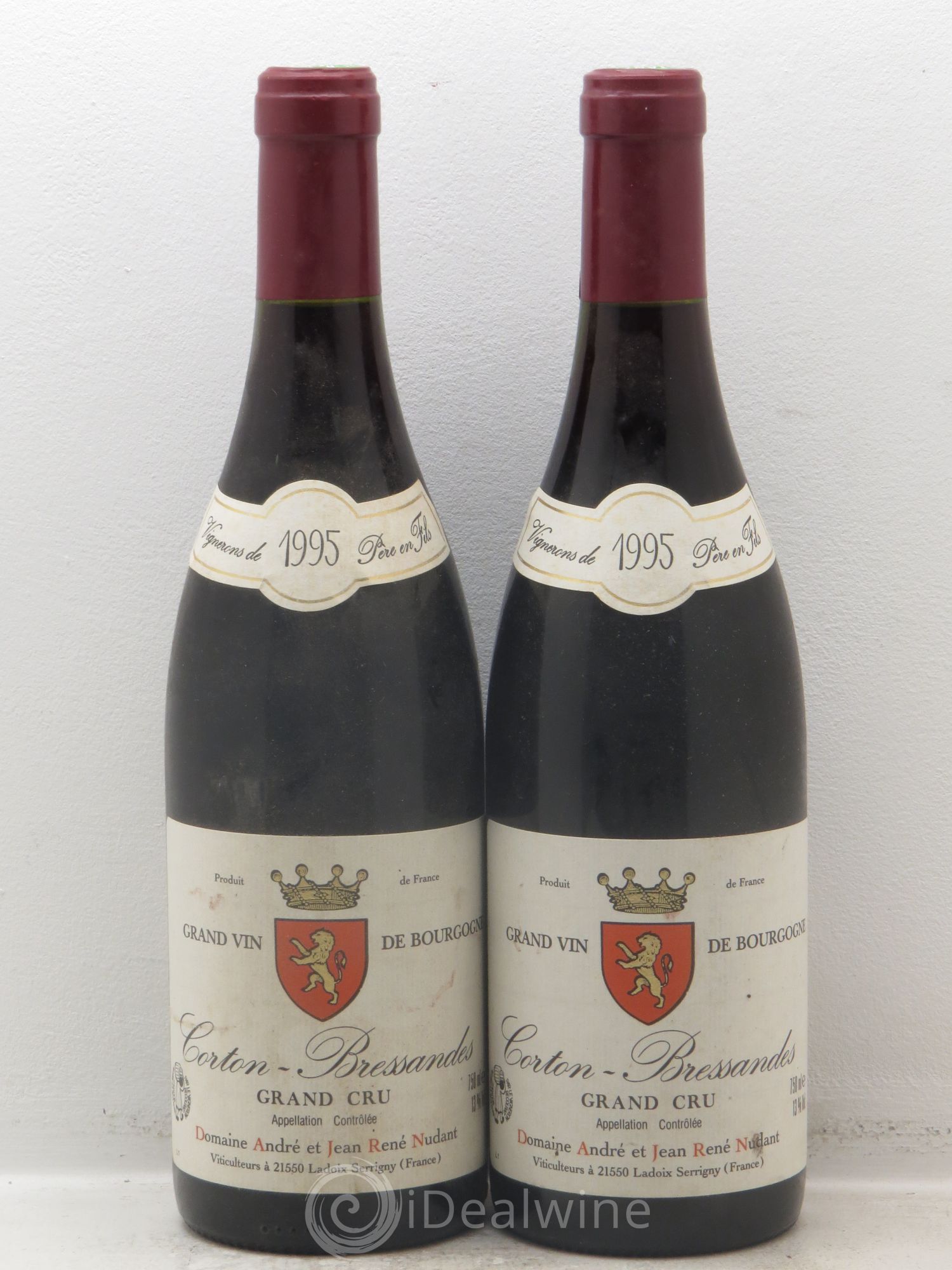 Corton Grand Cru 1995 - Lot de 2 bouteilles - 0