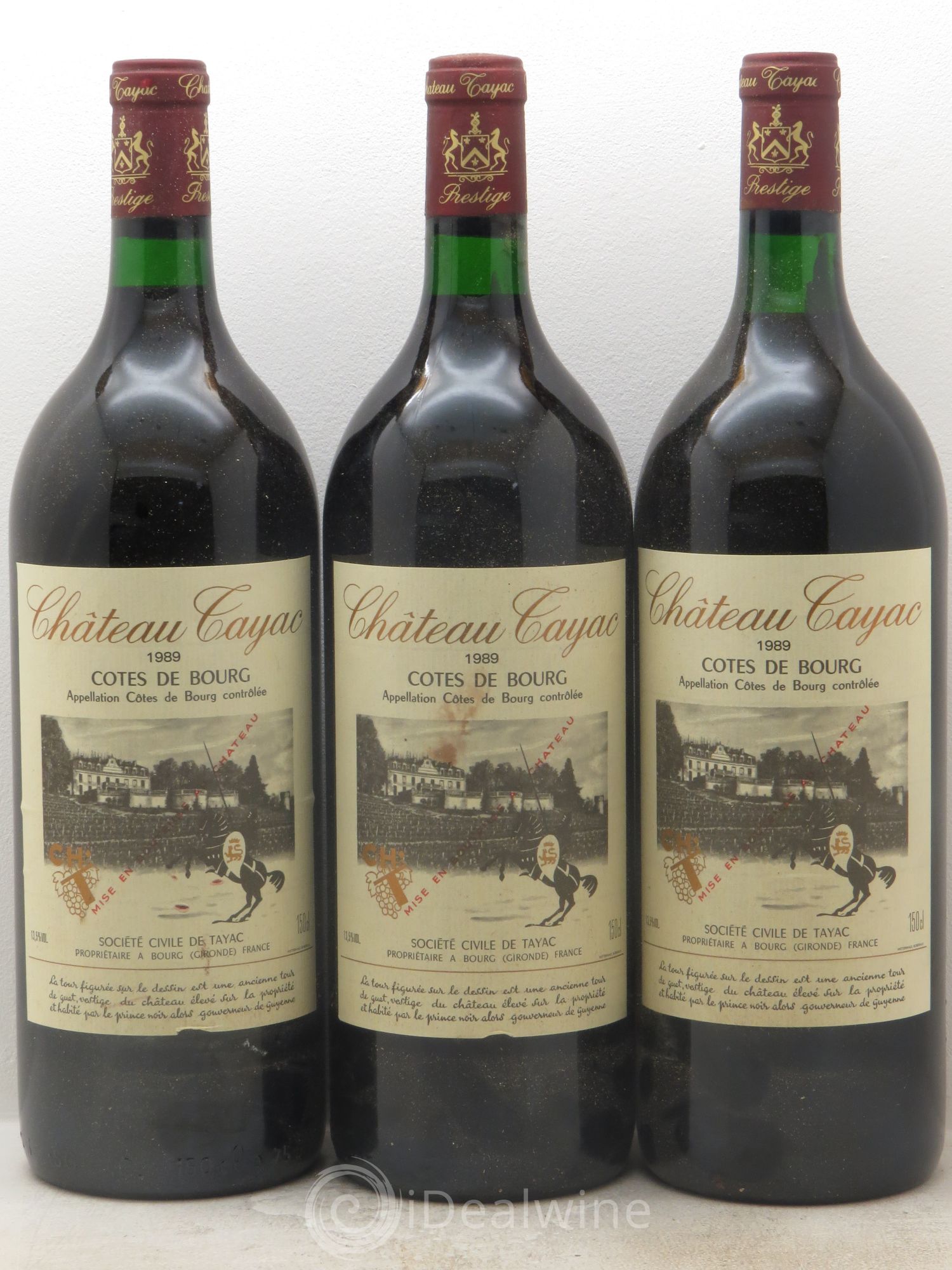 Cuvée Réservée Château Tayac 1989 - Lot de 3 magnums - 0