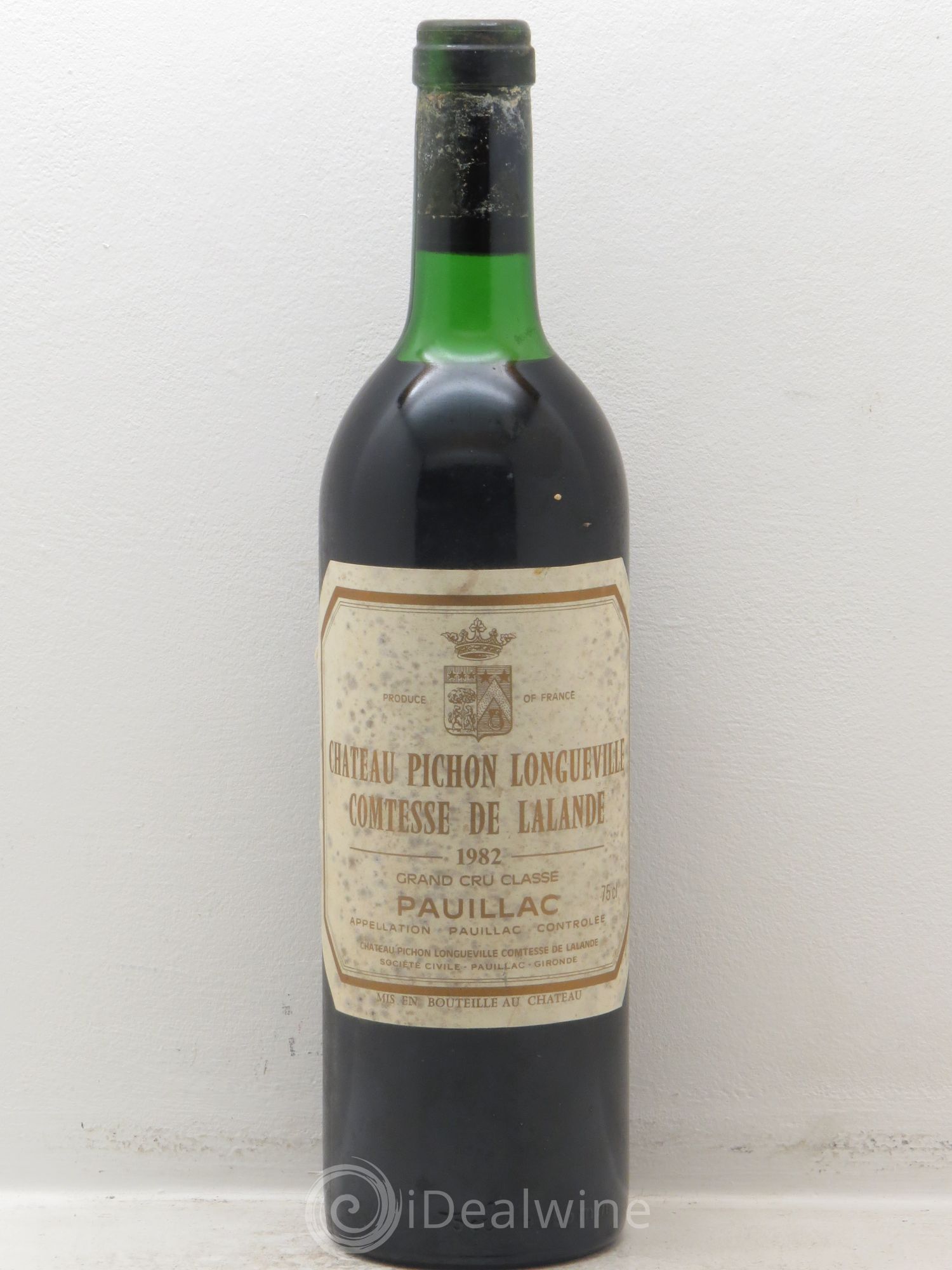Château Pichon Longueville Comtesse de Lalande 2ème Grand Cru Classé (sans prix de réserve) 1982 - Lot de 1 bouteille - 0