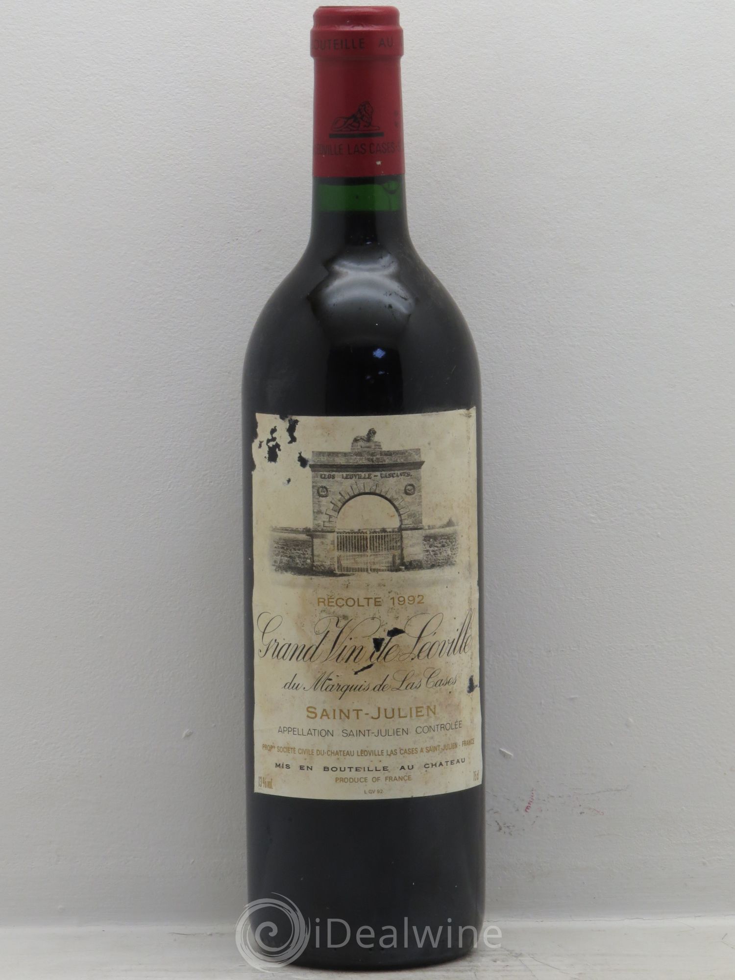 Château Léoville Las Cases 2ème Grand Cru Classé 1992 - Lot de 1 bouteille - 0