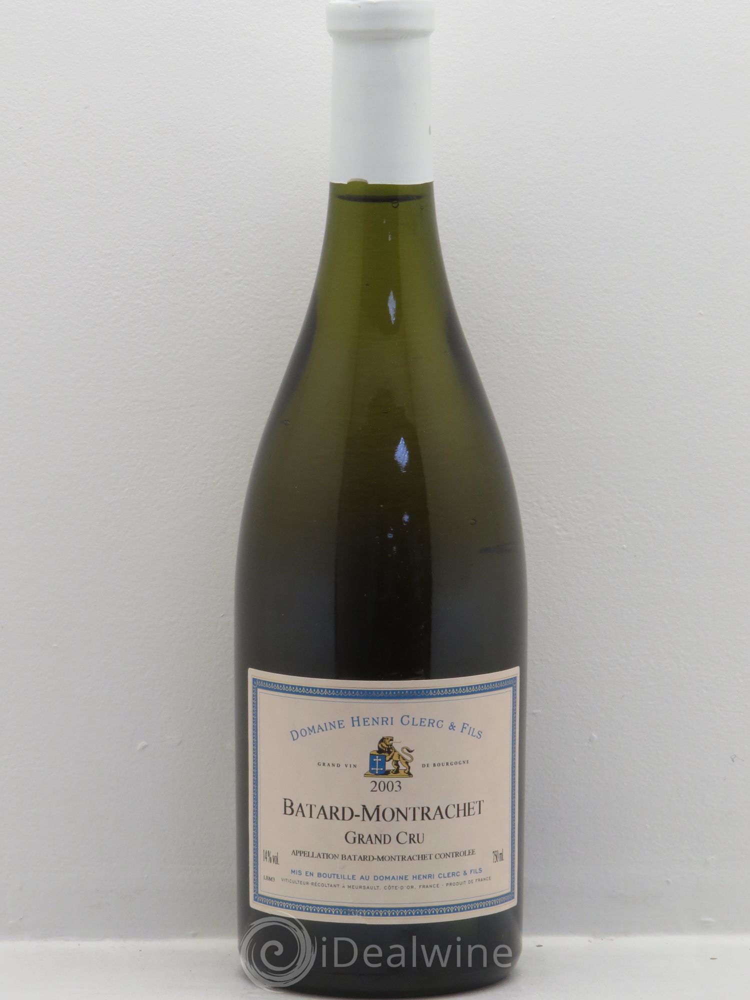 Bâtard-Montrachet Grand Cru Henri Clerc 2003 - Lot de 1 bouteille - 0