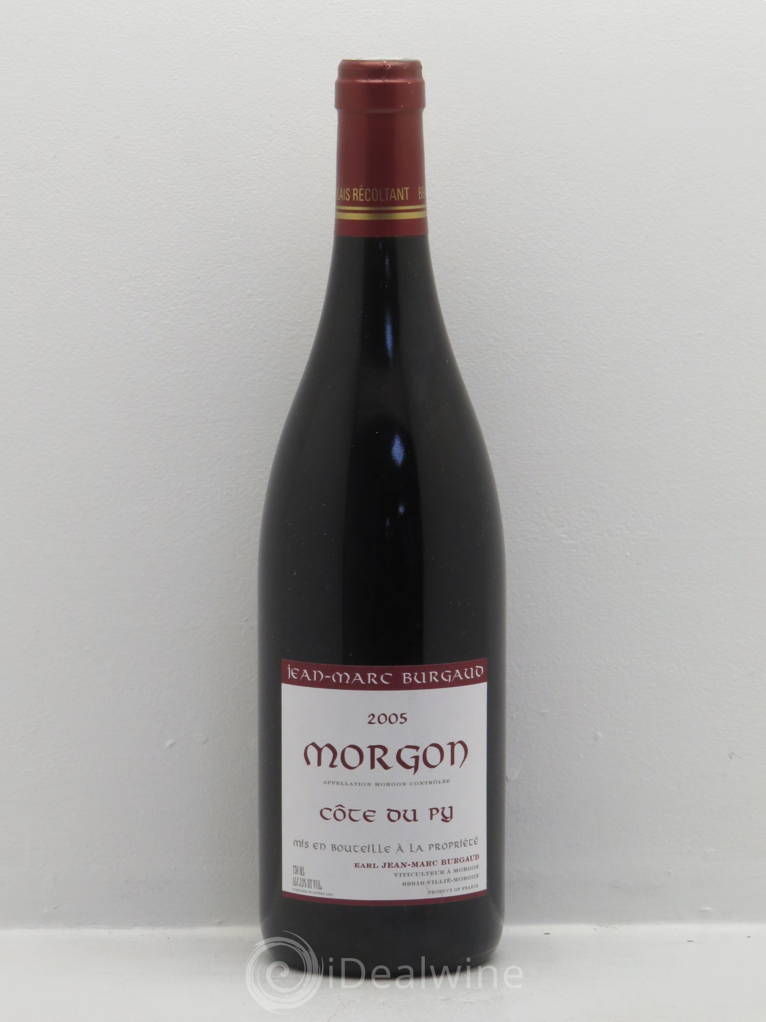 Morgon Côte du Py Jean-Marc Burgaud (Domaine) 2005 - Lot de 1 bouteille - 0