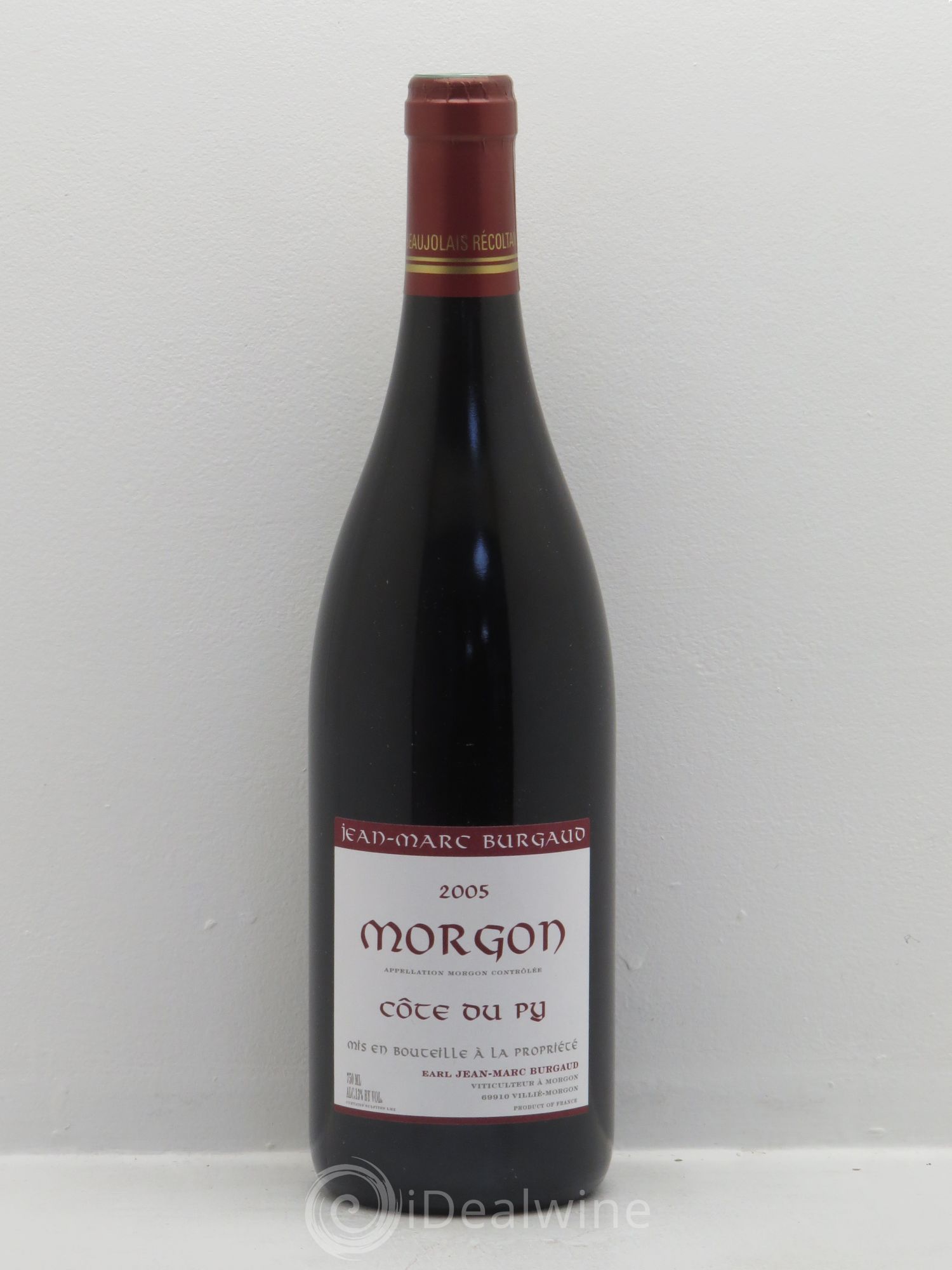 Morgon Côte du Py Jean-Marc Burgaud (Domaine) 2005 - Lot de 1 bouteille - 0