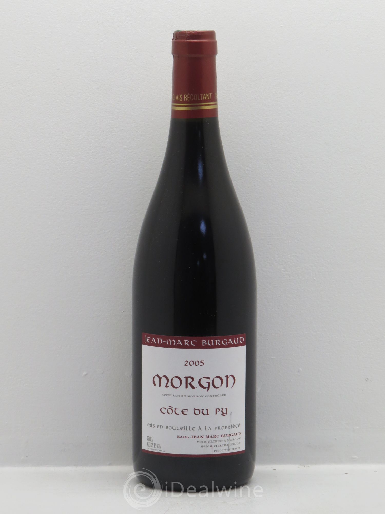 Morgon Côte du Py Jean-Marc Burgaud (Domaine) 2005 - Lot de 1 bouteille - 0