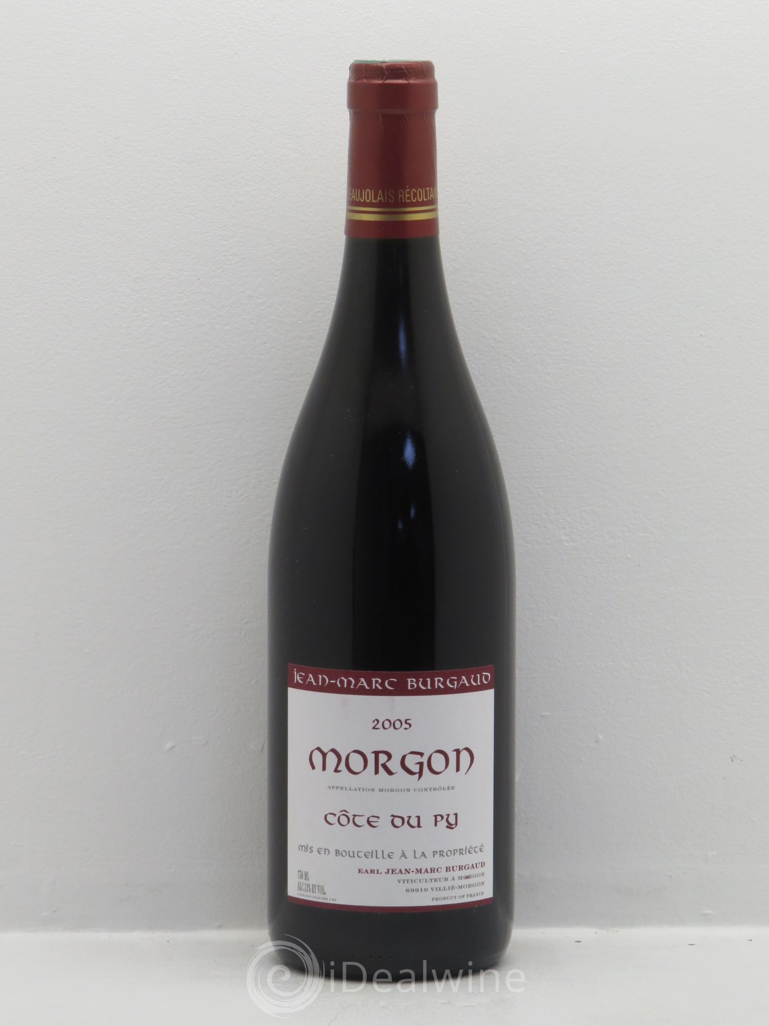 Morgon Côte du Py Jean-Marc Burgaud (Domaine) 2005 - Lot de 1 bouteille - 0