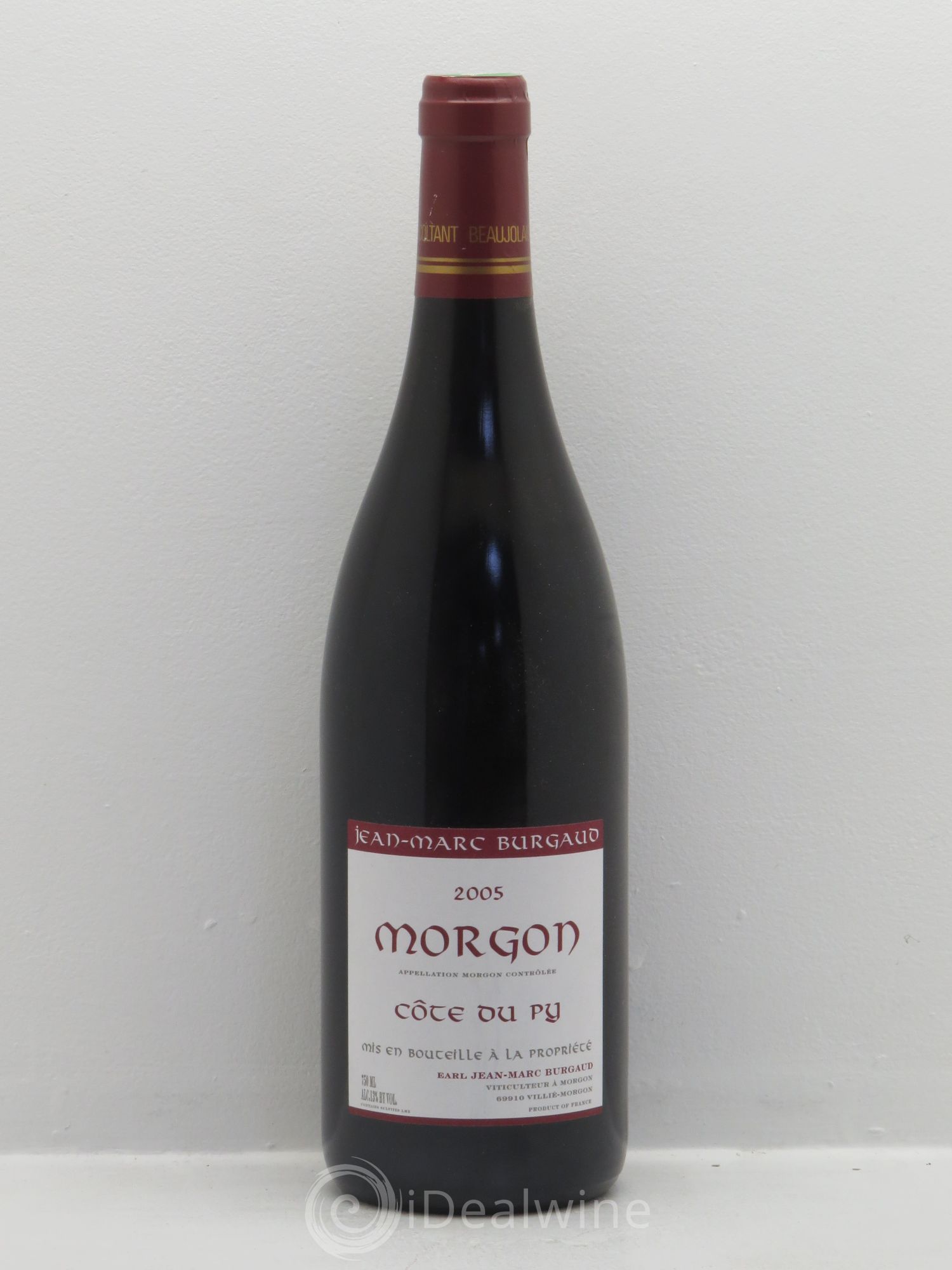 Morgon Côte du Py Jean-Marc Burgaud (Domaine) 2005 - Lot de 1 bouteille - 0