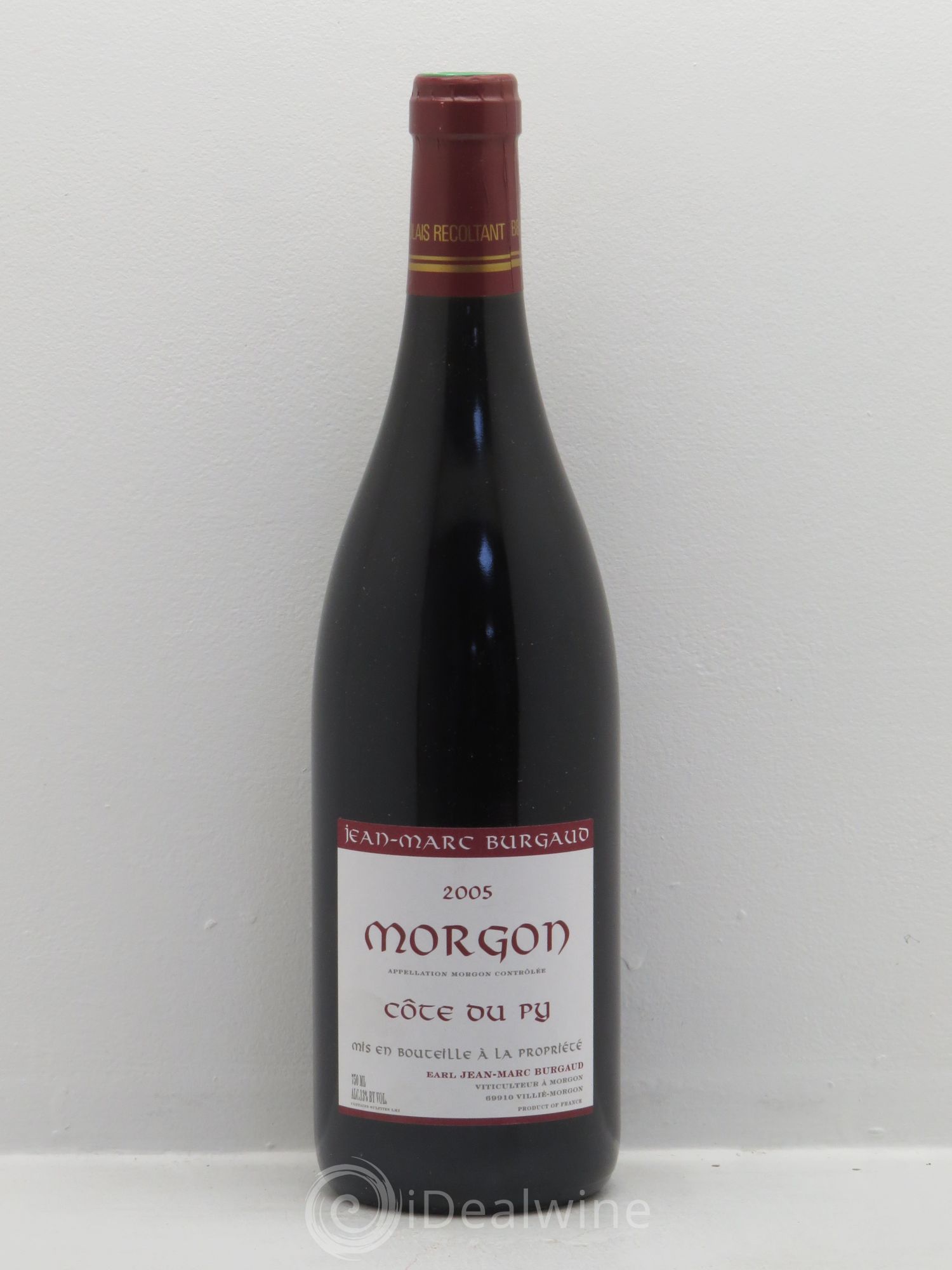 Morgon Côte du Py Jean-Marc Burgaud (Domaine) 2005 - Lot de 1 bouteille - 0