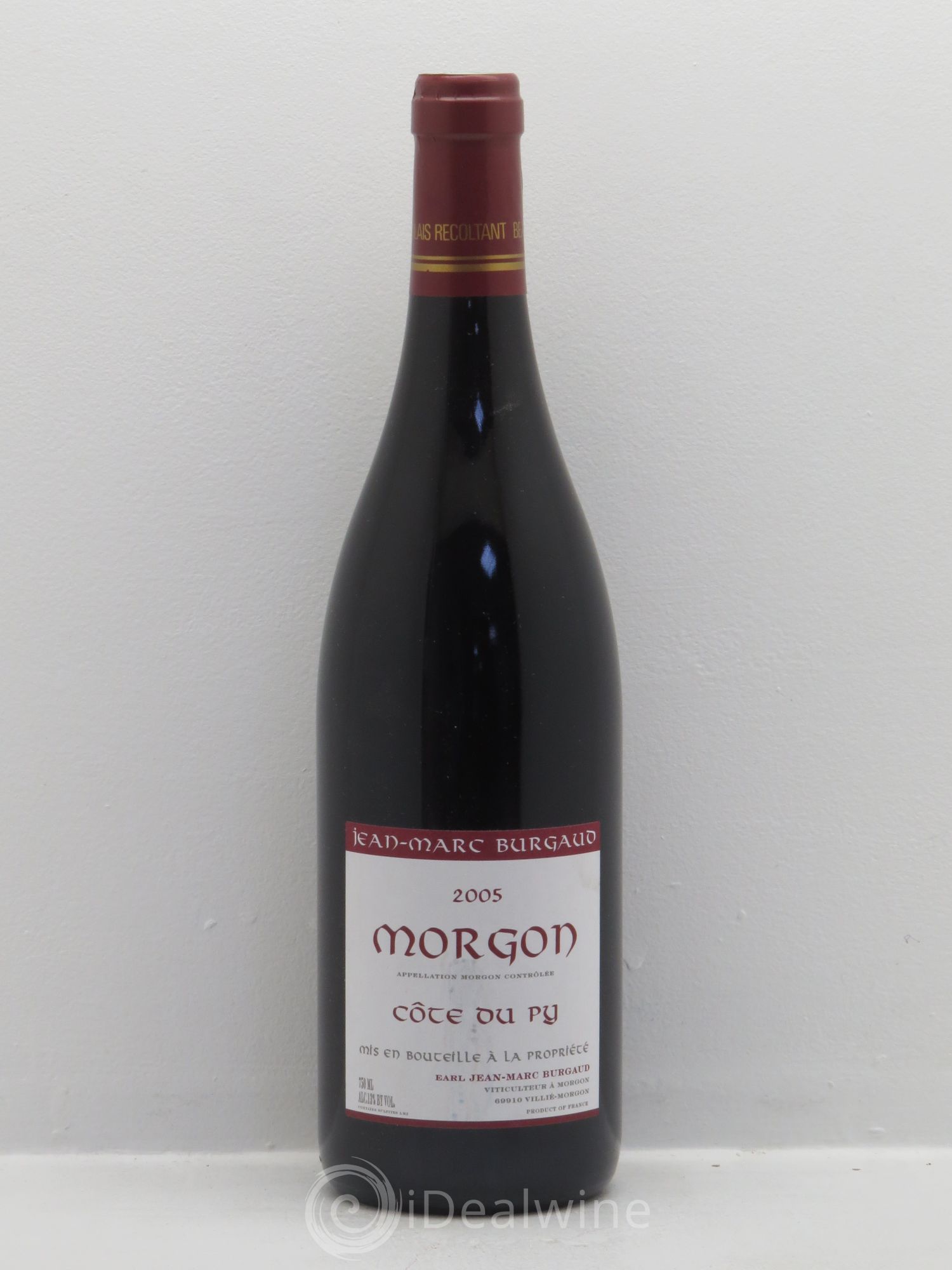 Morgon Côte du Py Jean-Marc Burgaud (Domaine) 2005 - Lot de 1 bouteille - 0