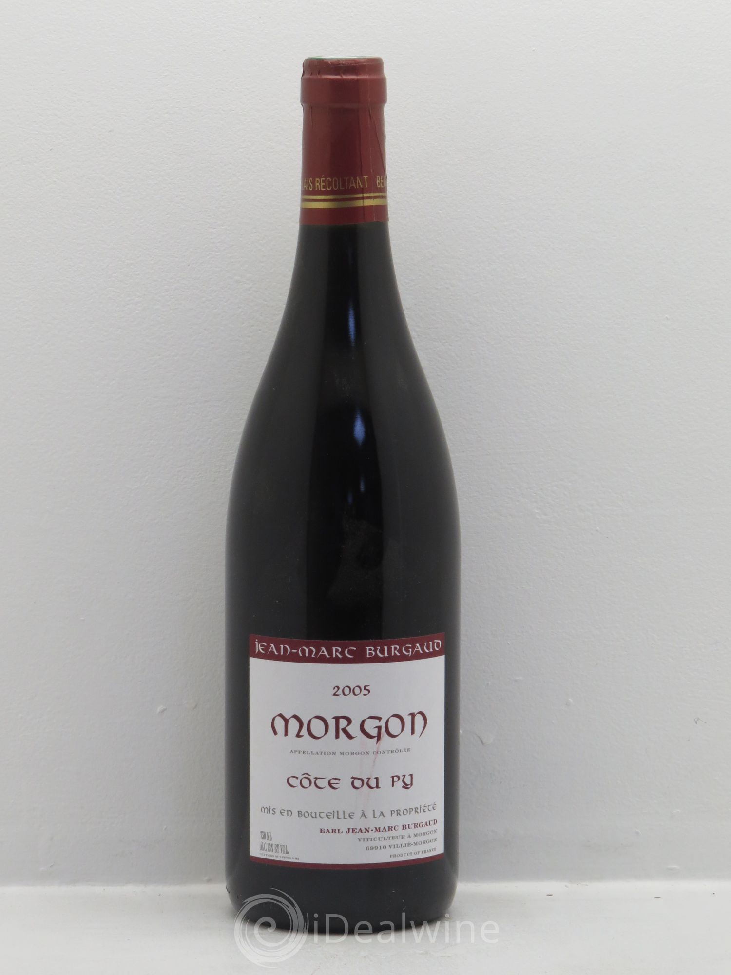Morgon Côte du Py Jean-Marc Burgaud (Domaine) 2005 - Lot de 1 bouteille - 0
