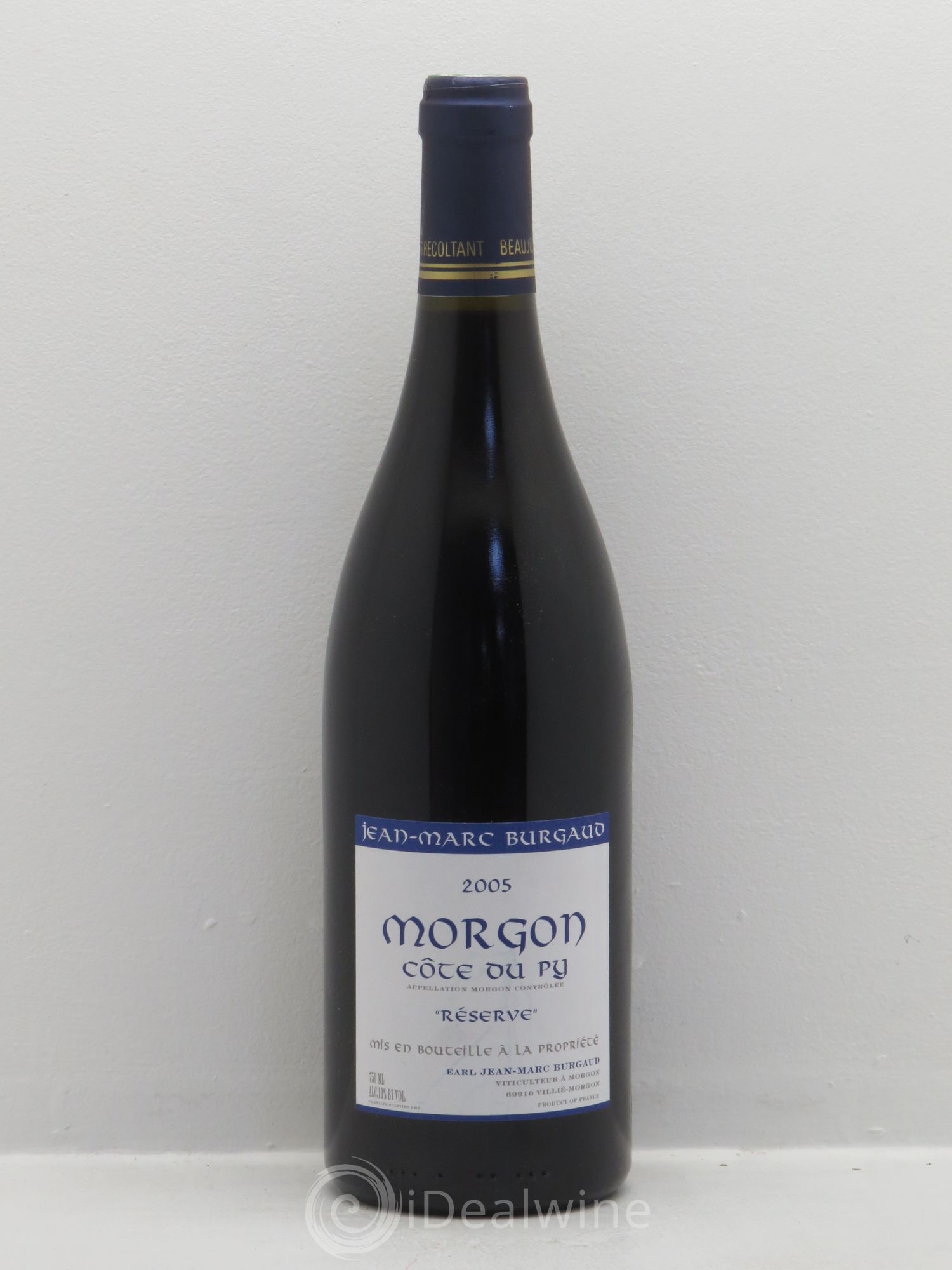 Morgon Côte du Py Réserve Jean-Marc Burgaud (Domaine) 2005 - Lot de 1 bouteille - 0