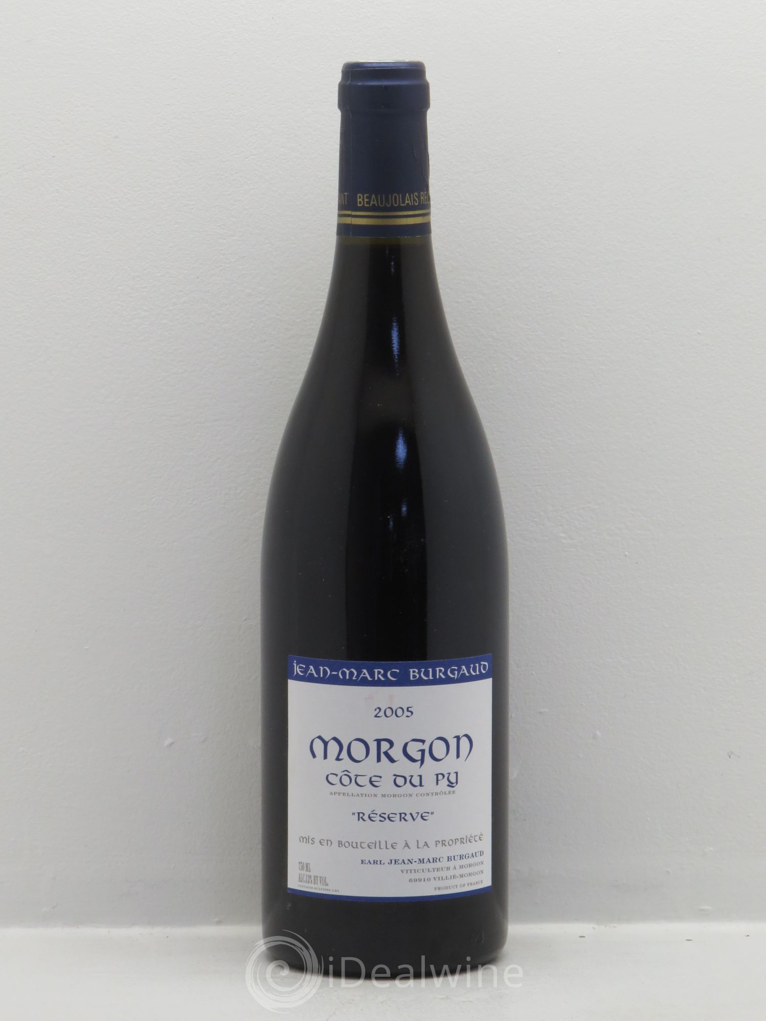Morgon Côte du Py Réserve Jean-Marc Burgaud (Domaine) 2005 - Lot de 1 bouteille - 0