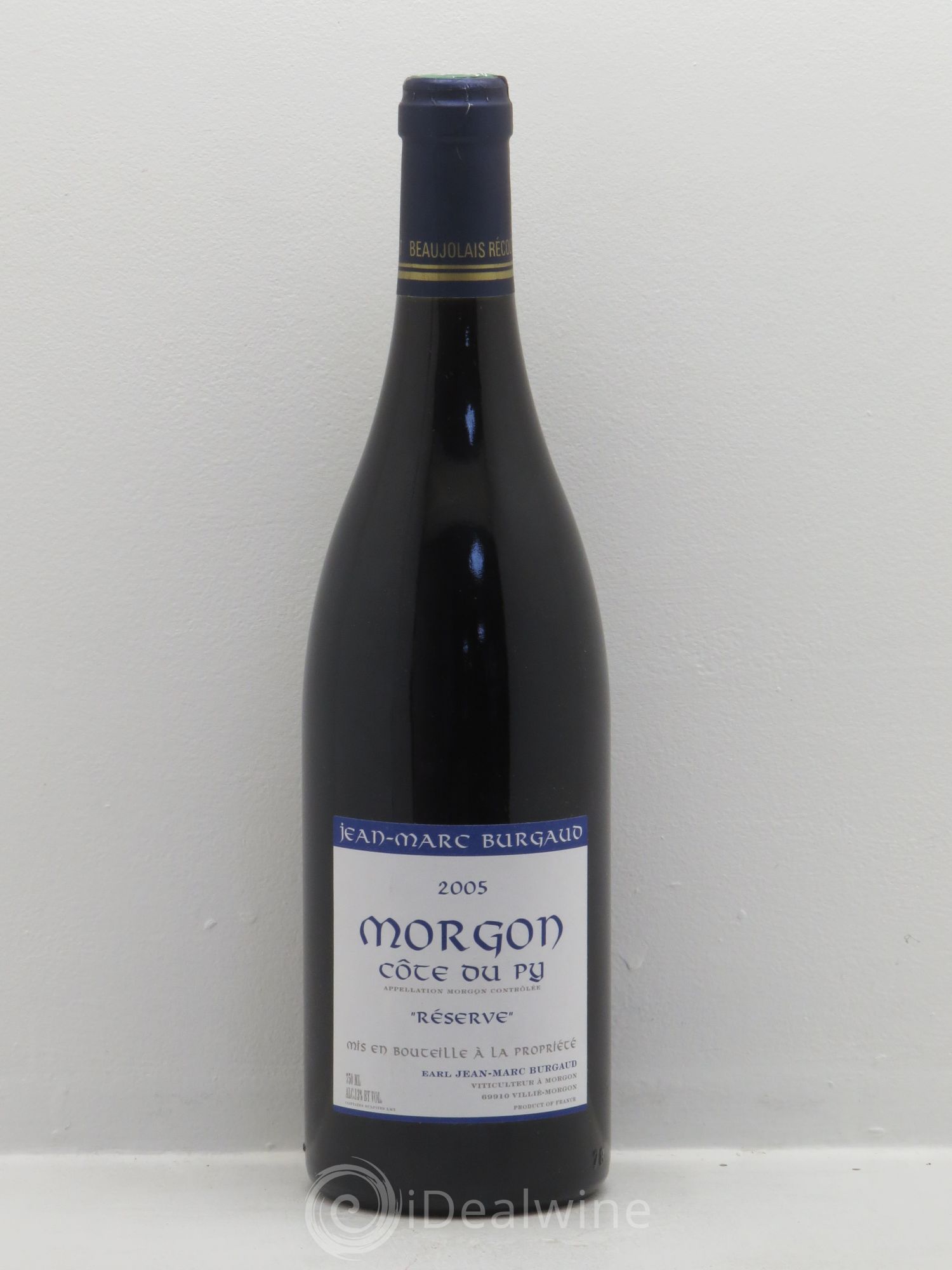Morgon Côte du Py Réserve Jean-Marc Burgaud (Domaine) 2005 - Lot de 1 bouteille - 0