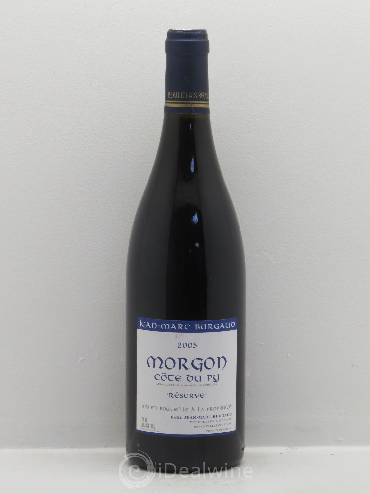 Morgon Côte du Py Réserve Jean-Marc Burgaud (Domaine) 2005 - Lot de 1 bouteille - 0