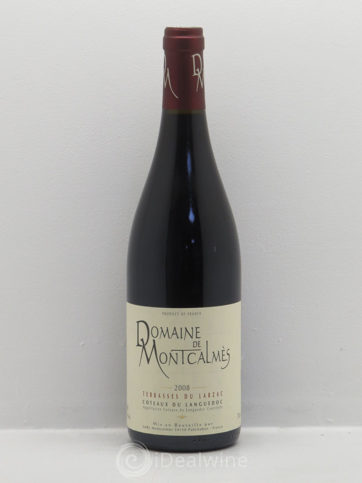 Terrasses du Larzac Domaine de Montcalmès Frédéric Pourtalié 2008 - Lot de 1 bouteille - 0
