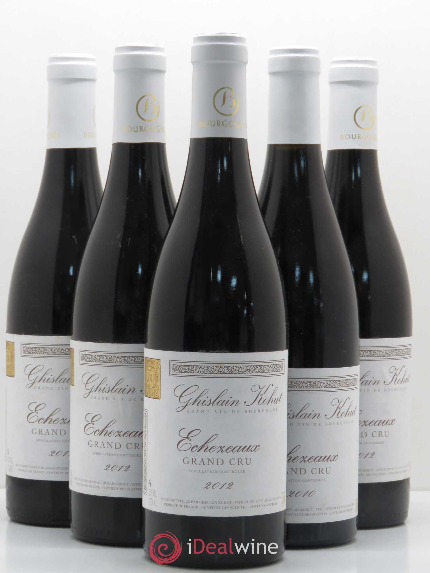 Echezeaux Grand Cru Ghislain Kohut 2012 - Lot de 5 bouteilles - 0