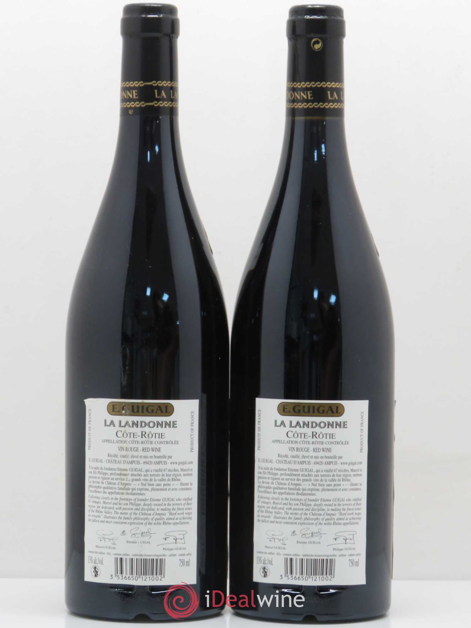 Côte-Rôtie La Landonne Guigal 2005 - Lot de 2 bouteilles - 1