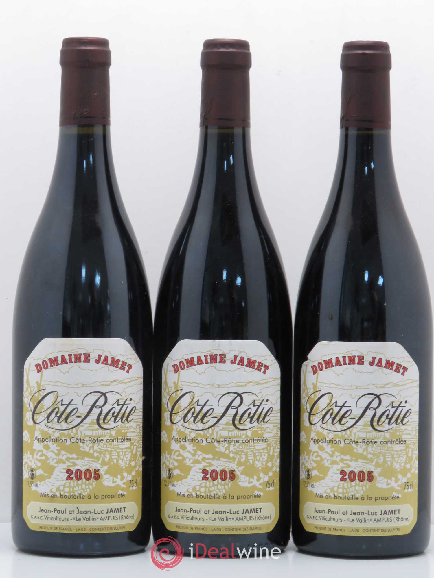 Côte-Rôtie Jamet (Domaine) 2005 - Lot de 3 bouteilles - 0