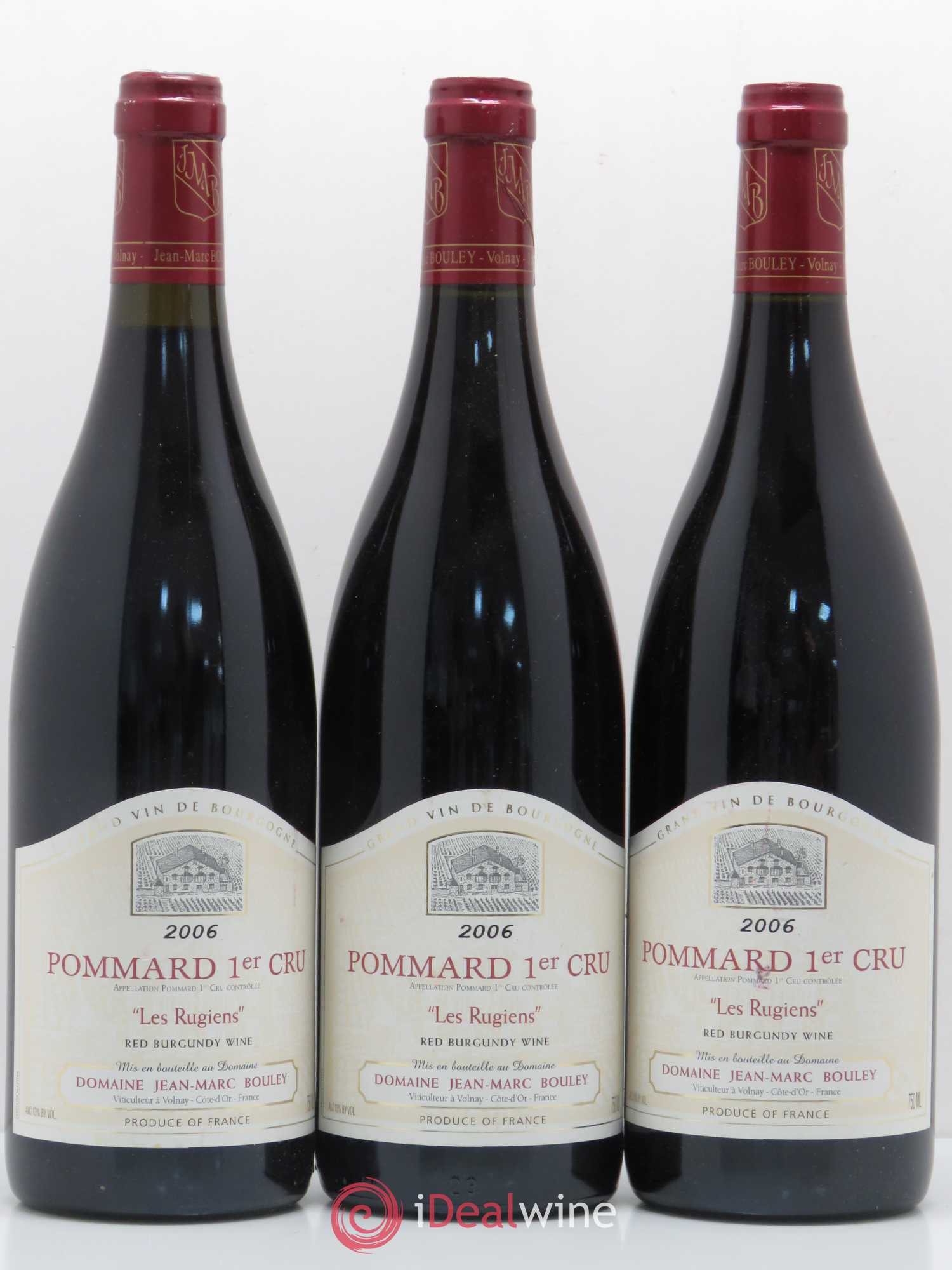 Pommard 1er Cru Les Rugiens Domaine Jean Marc et Thomas Bouley 2006 - Posten von 5 Flaschen - 1