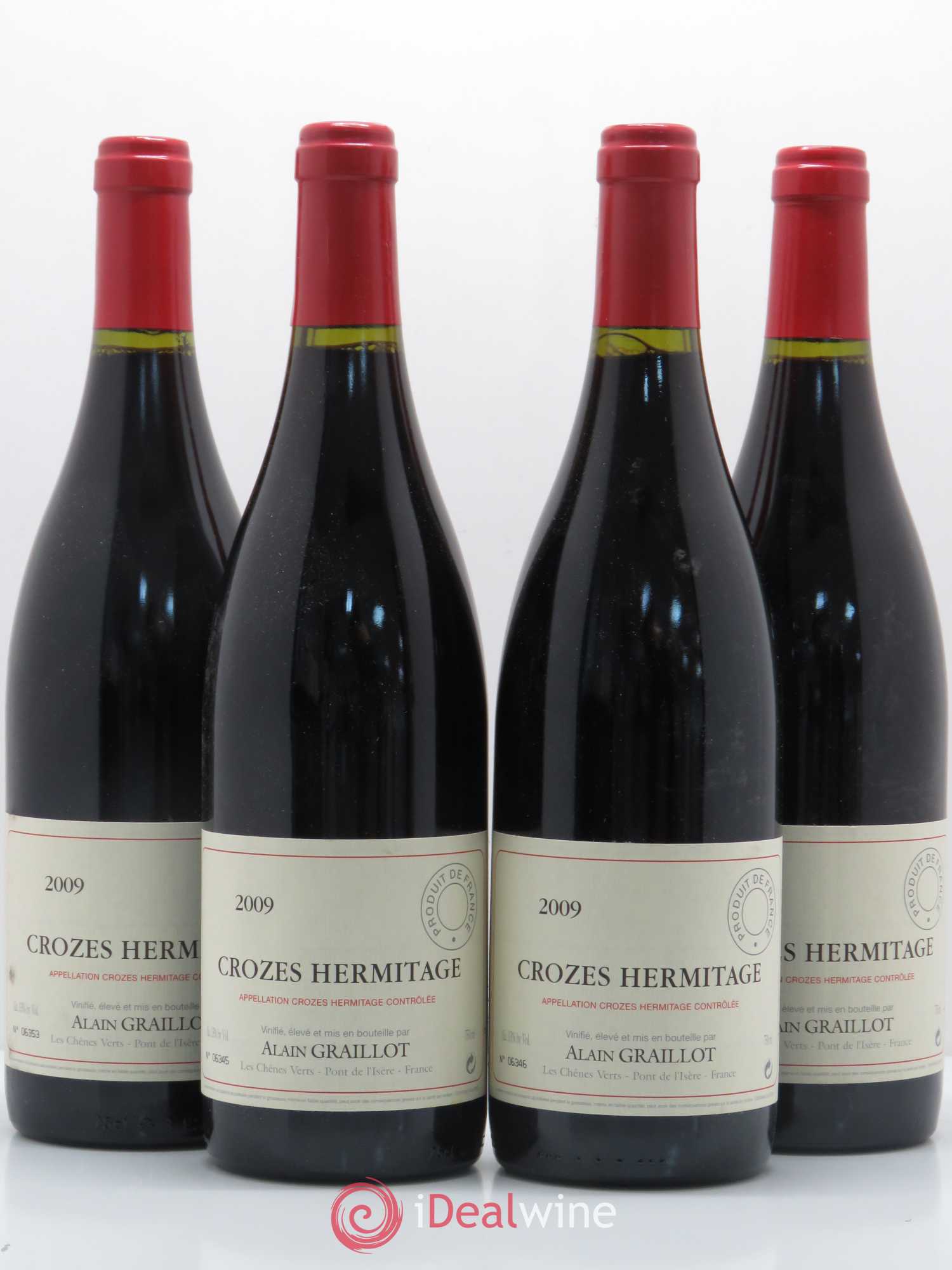 Crozes-Hermitage Domaine Graillot 2009 - Lot de 4 bouteilles - 0
