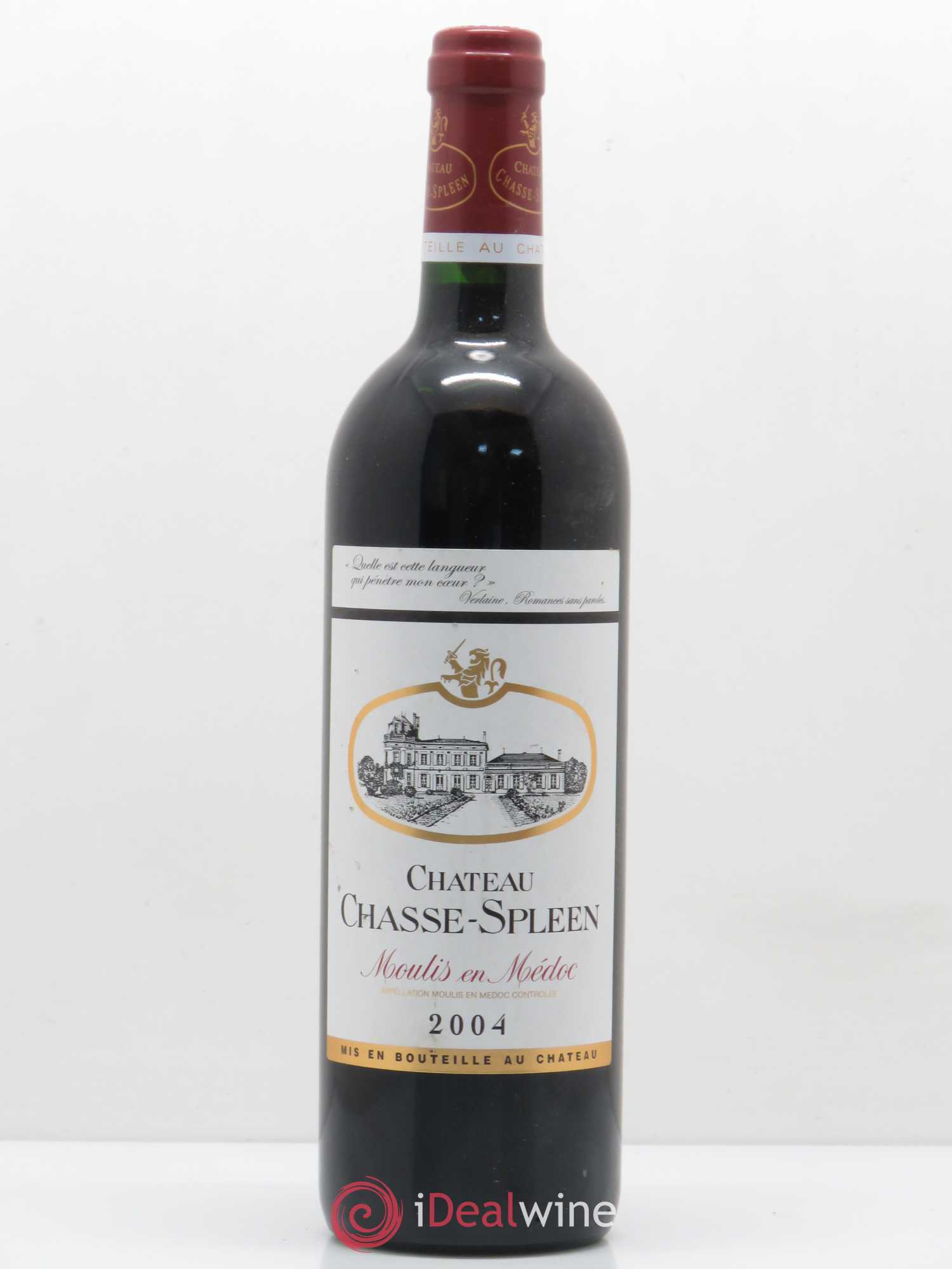 Château Chasse Spleen 2004 - Lot de 1 bouteille - 0