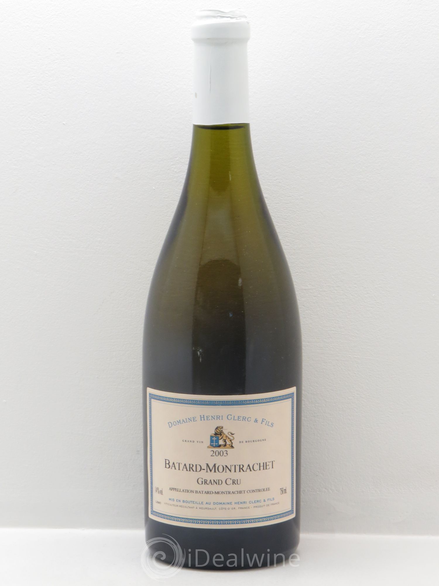 Bâtard-Montrachet Grand Cru Henri Clerc 2003 - Lot de 1 bouteille - 0