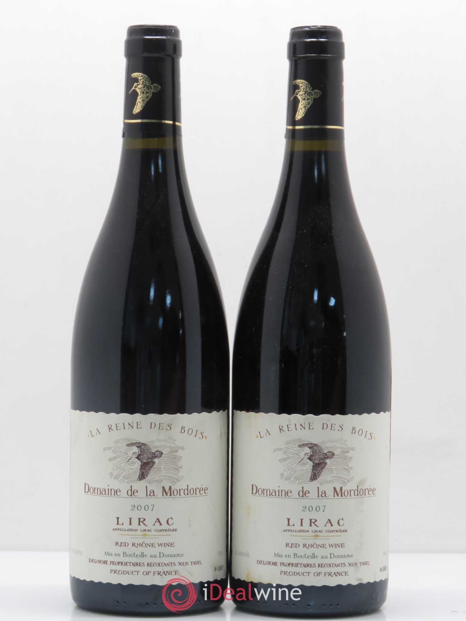 Lirac Cuvée Reine des Bois La Mordorée (Domaine de) 2007 - Lot de 5 bouteilles - 2
