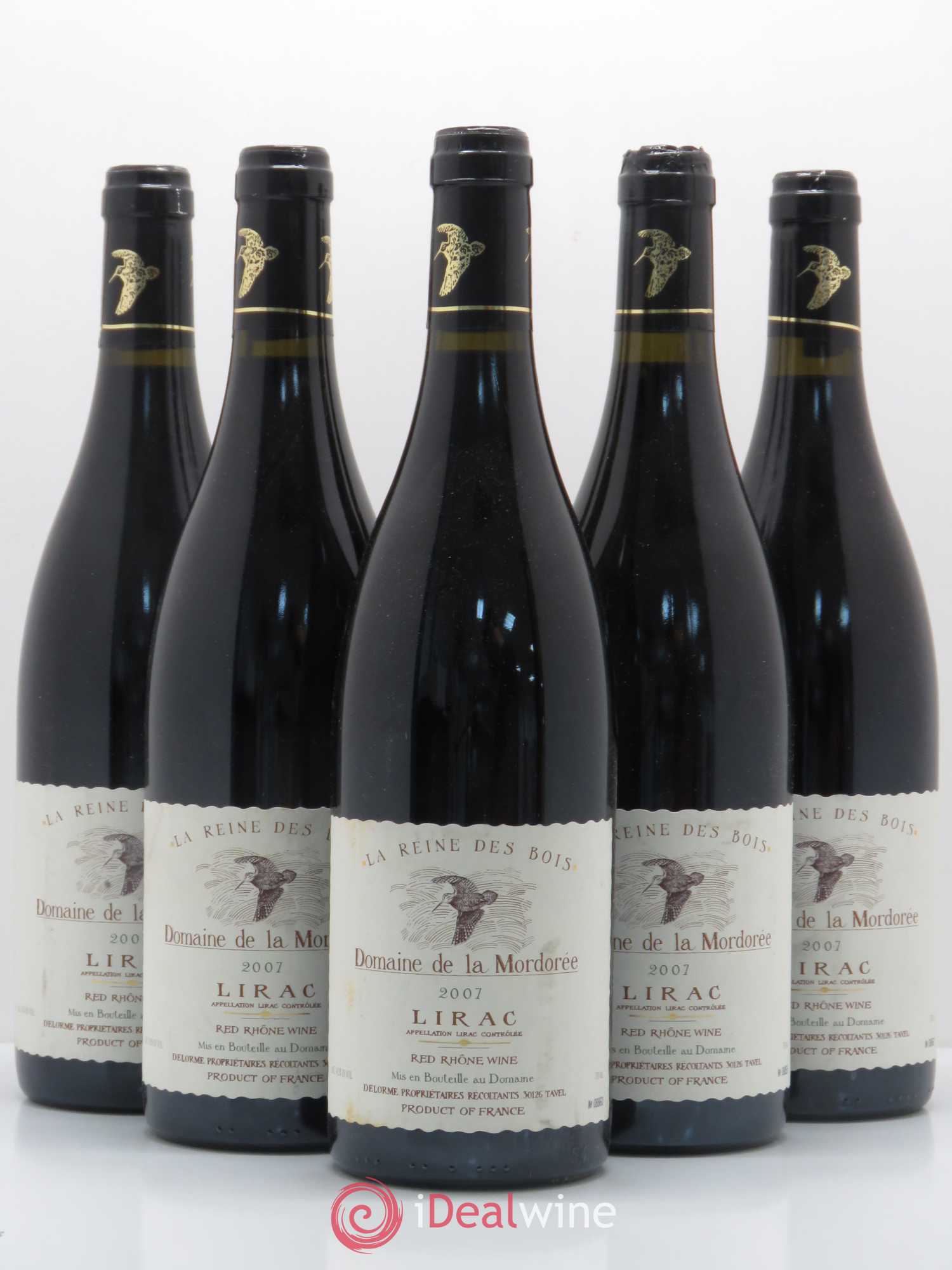 Lirac Cuvée Reine des Bois La Mordorée (Domaine de) 2007 - Lot de 5 bouteilles - 0