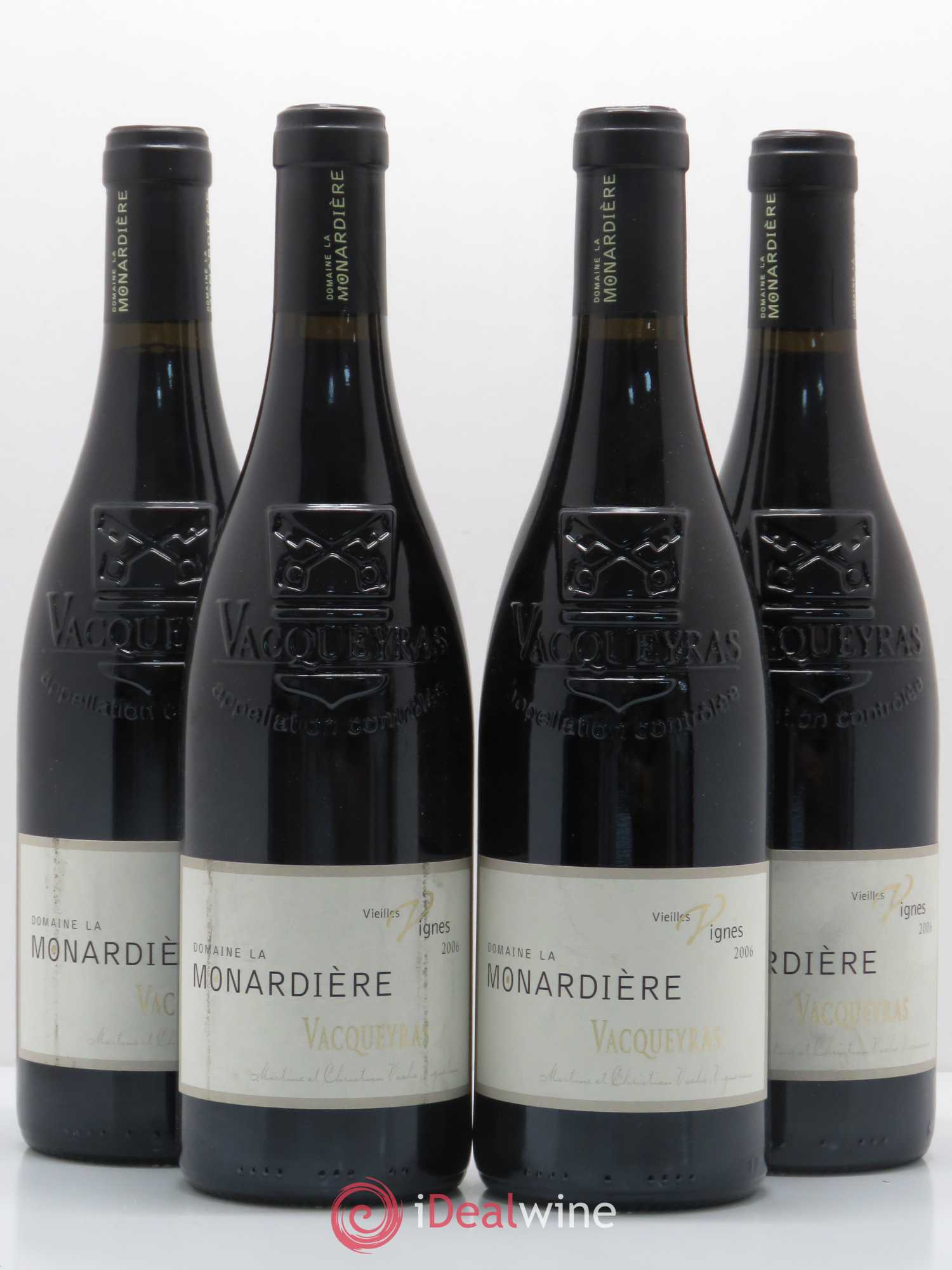 Vacqueyras Vieilles Vignes La Monardière (Domaine) 2006 - Lot de 4 bouteilles - 0