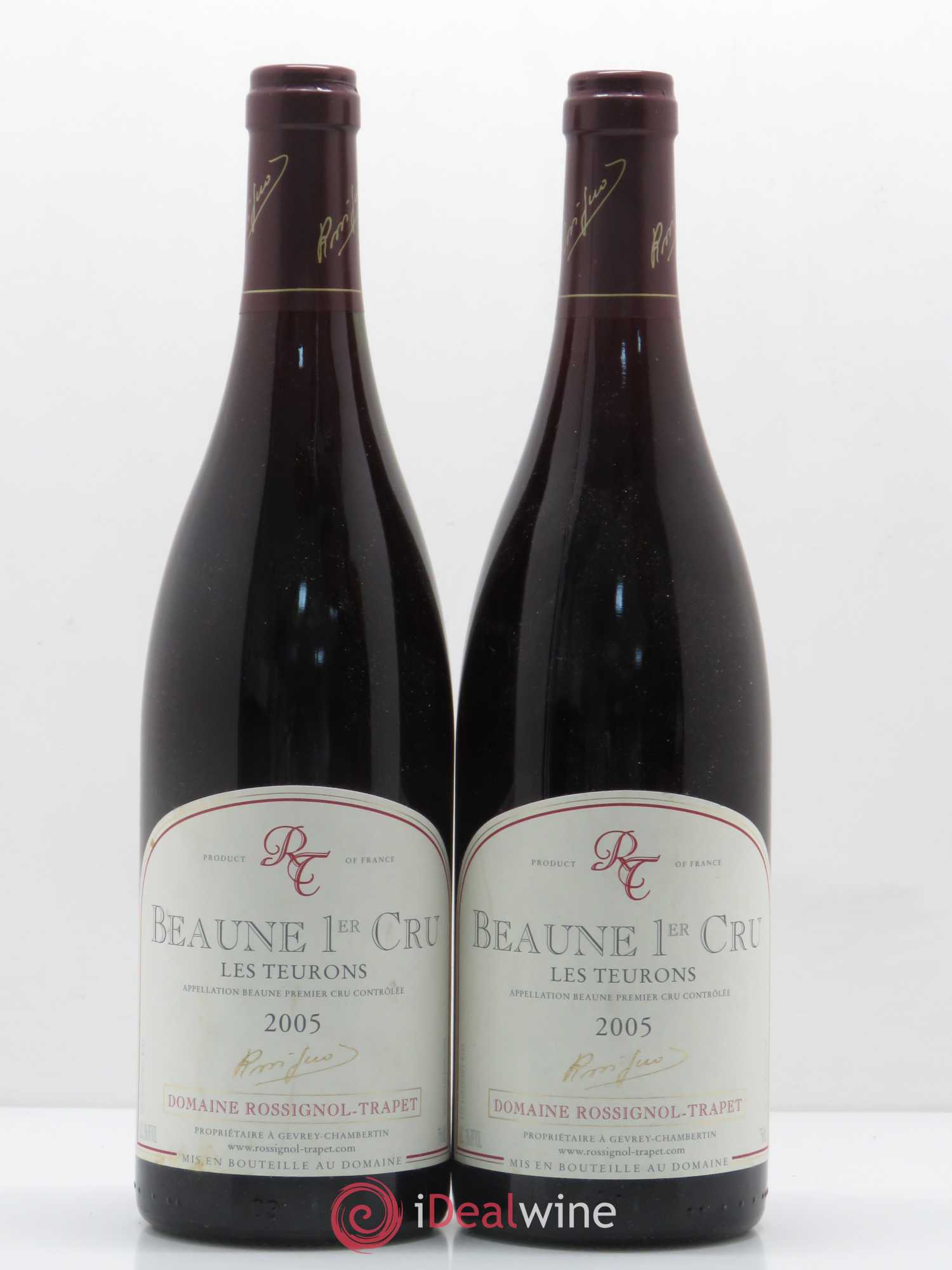 Beaune 1er Cru Les Teurons Rossignol-Trapet (Domaine) 2005 - Lot de 2 bouteilles - 0