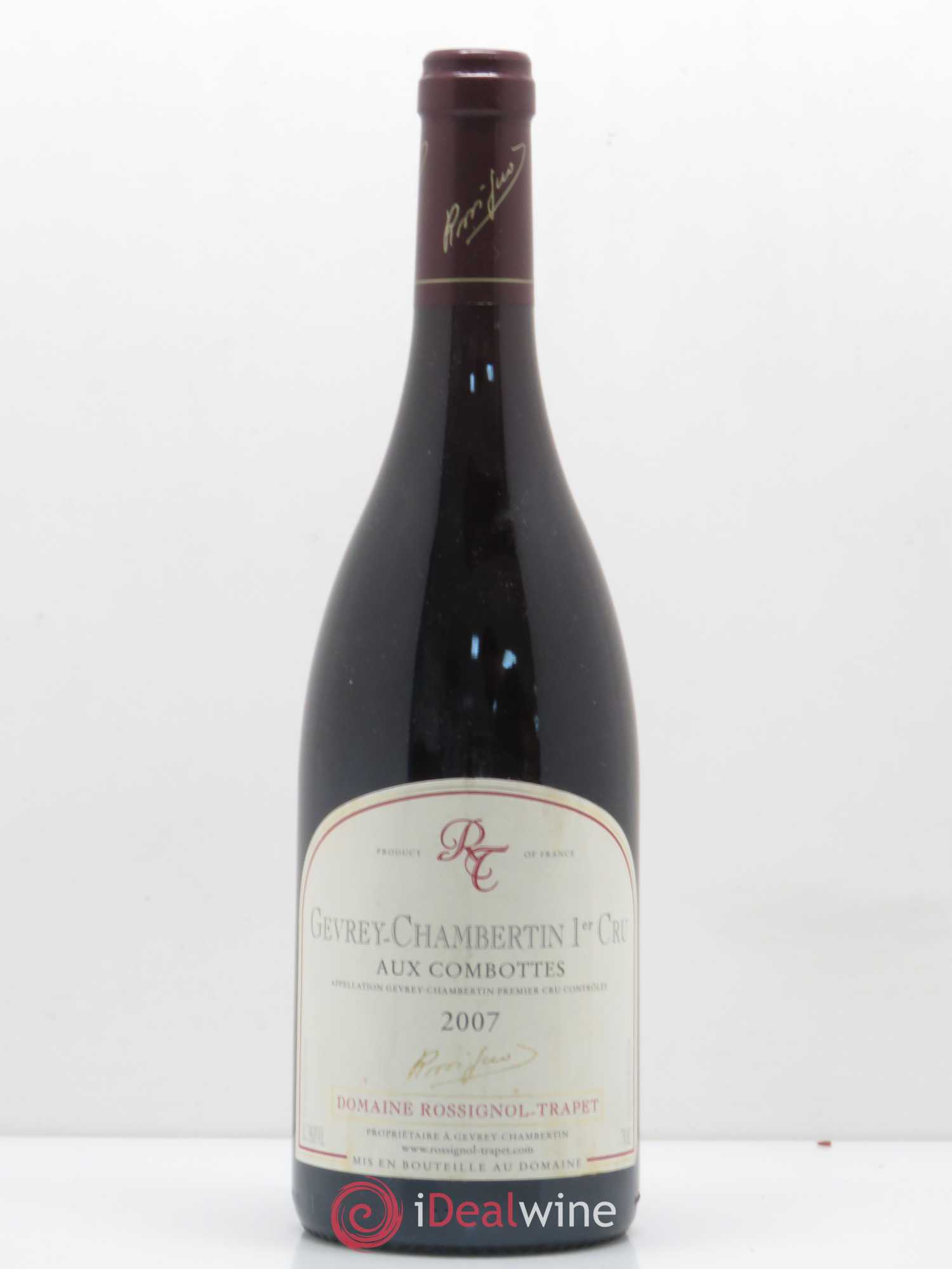 Gevrey-Chambertin 1er Cru Aux Combottes Rossignol-Trapet (Domaine) 2007 - Lot de 1 bouteille - 0