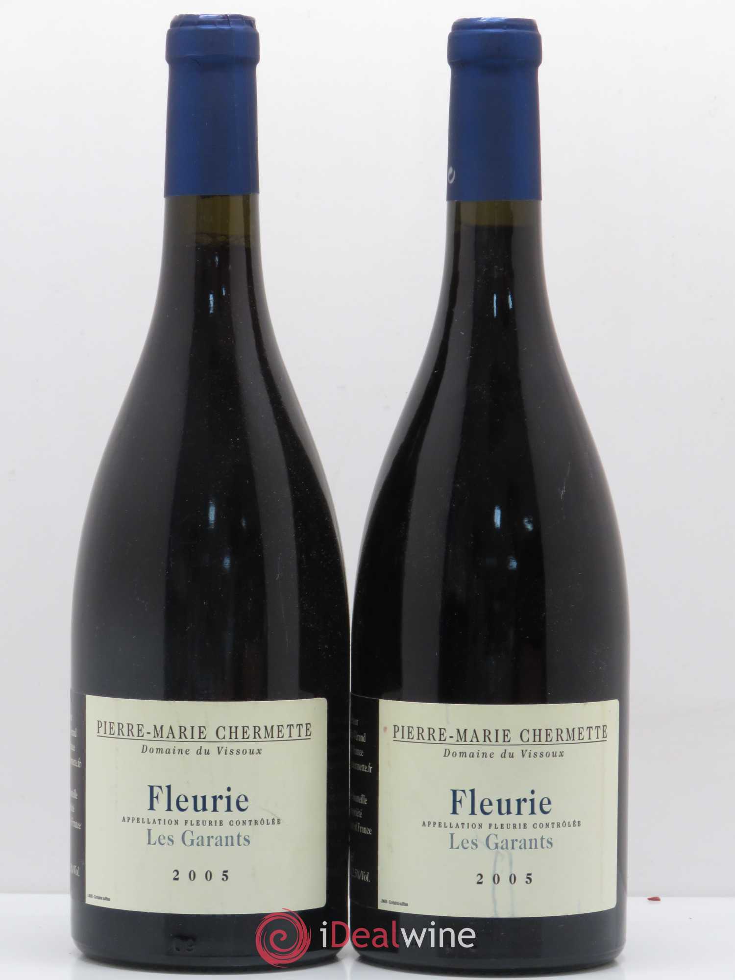 Fleurie Les Garants Domaine du Vissoux - P-M. Chermette 2005 - Lot de 2 bouteilles - 0