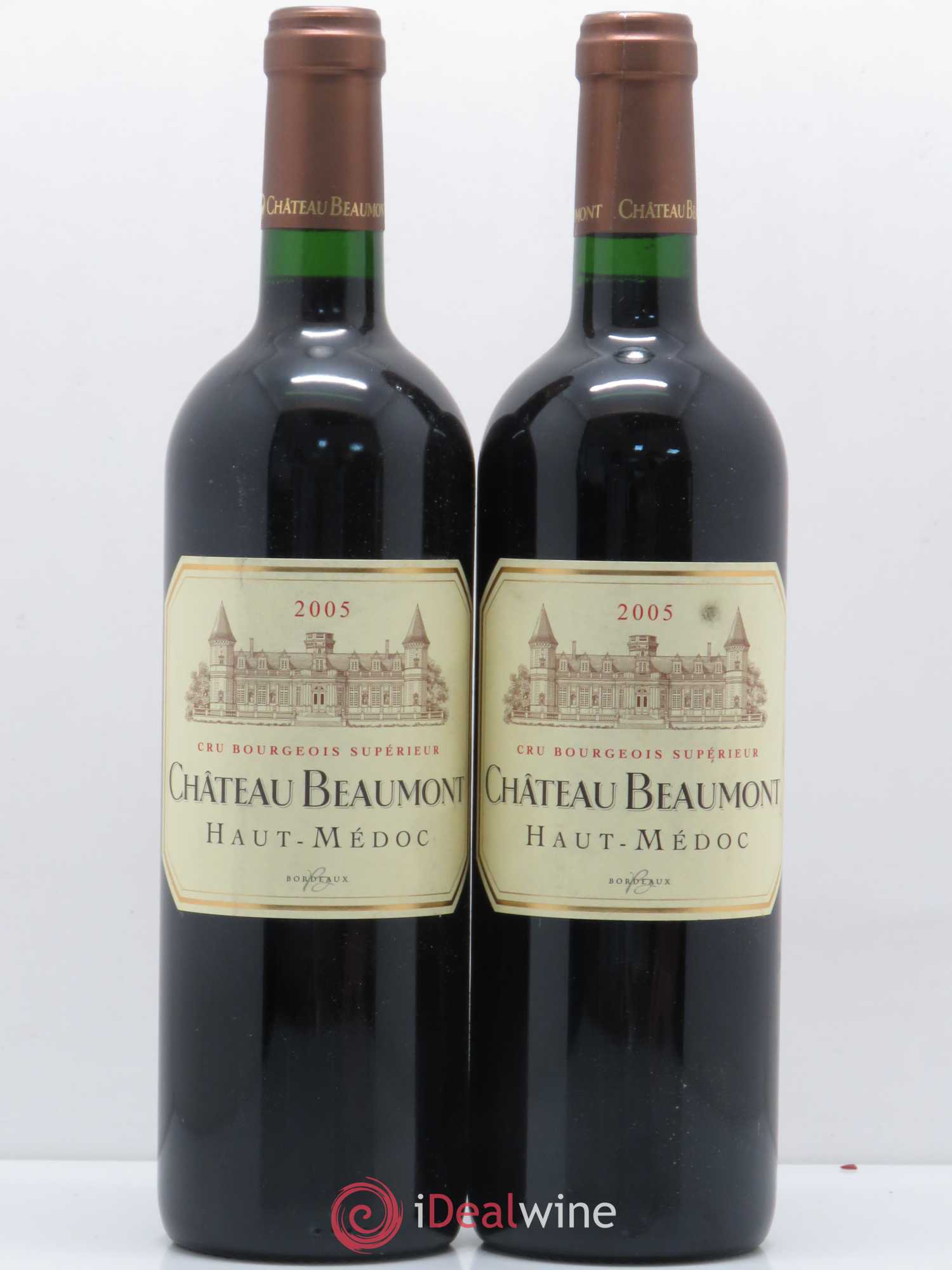 Château Beaumont Cru Bourgeois 2005 - Lot de 2 bouteilles - 0