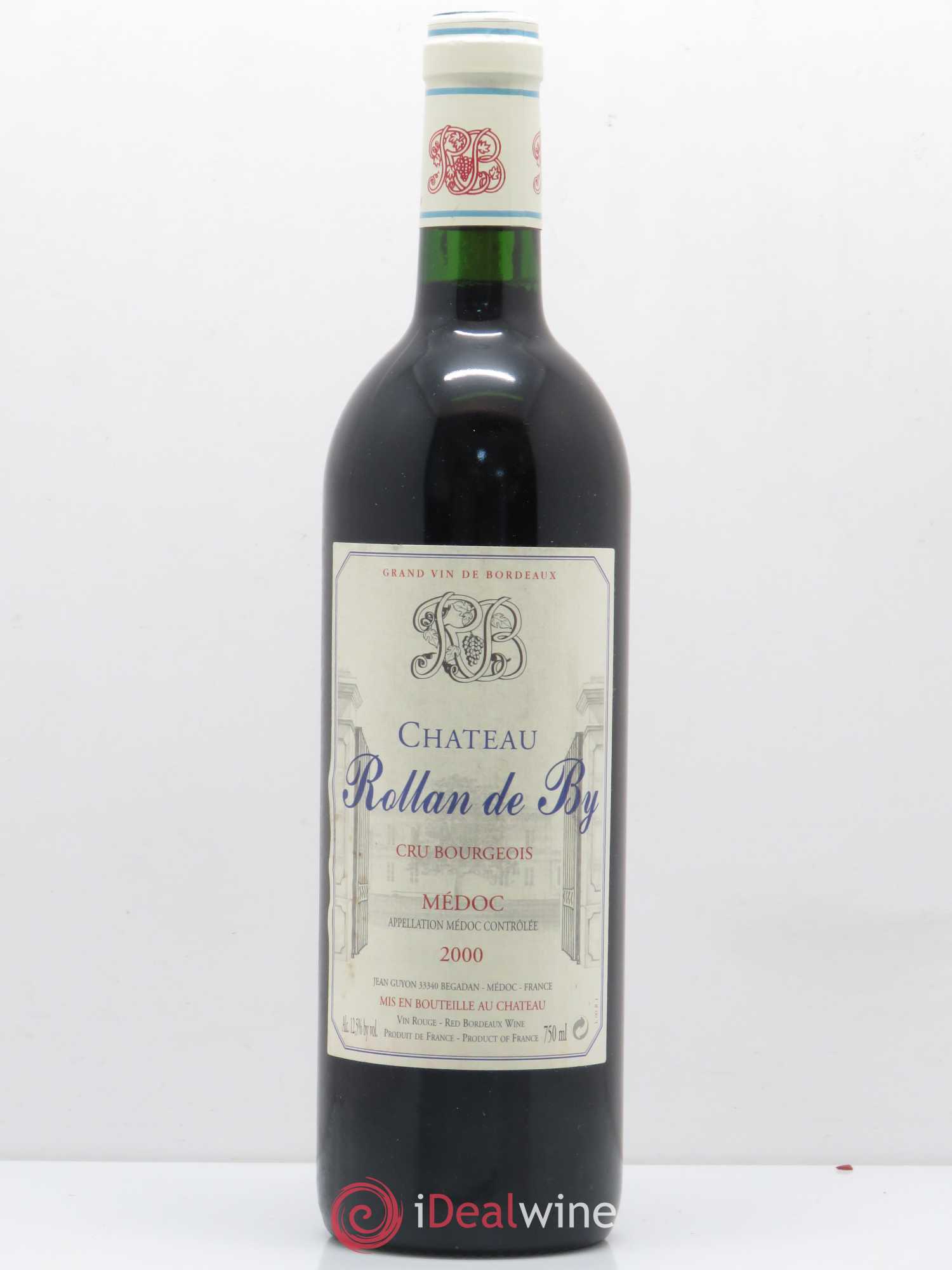 Château Rollan de By Cru Bourgeois 2000 - Lot de 1 bouteille - 0