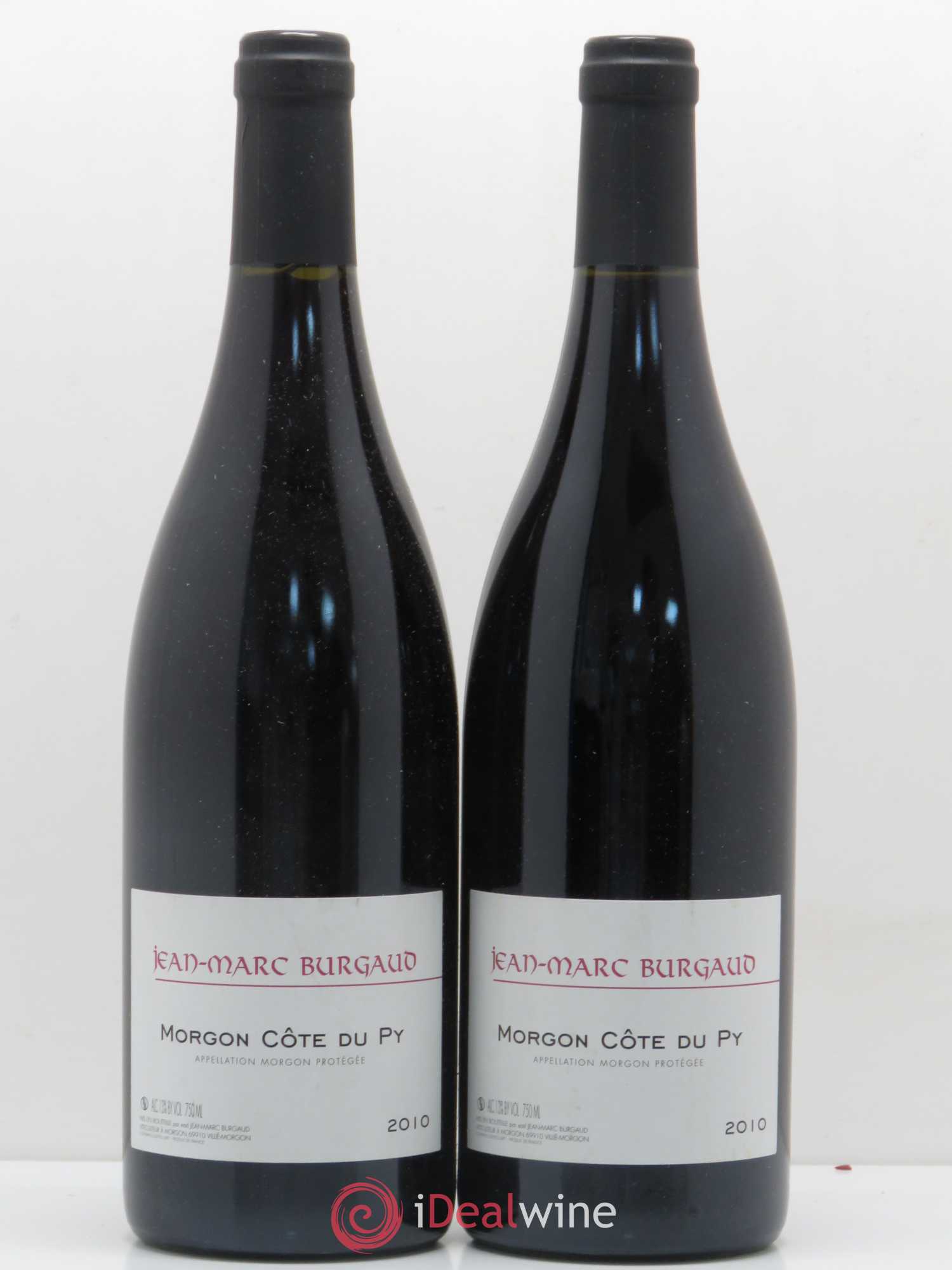 Morgon Côte du Py Jean-Marc Burgaud (Domaine) 2010 - Lot de 2 bouteilles - 0