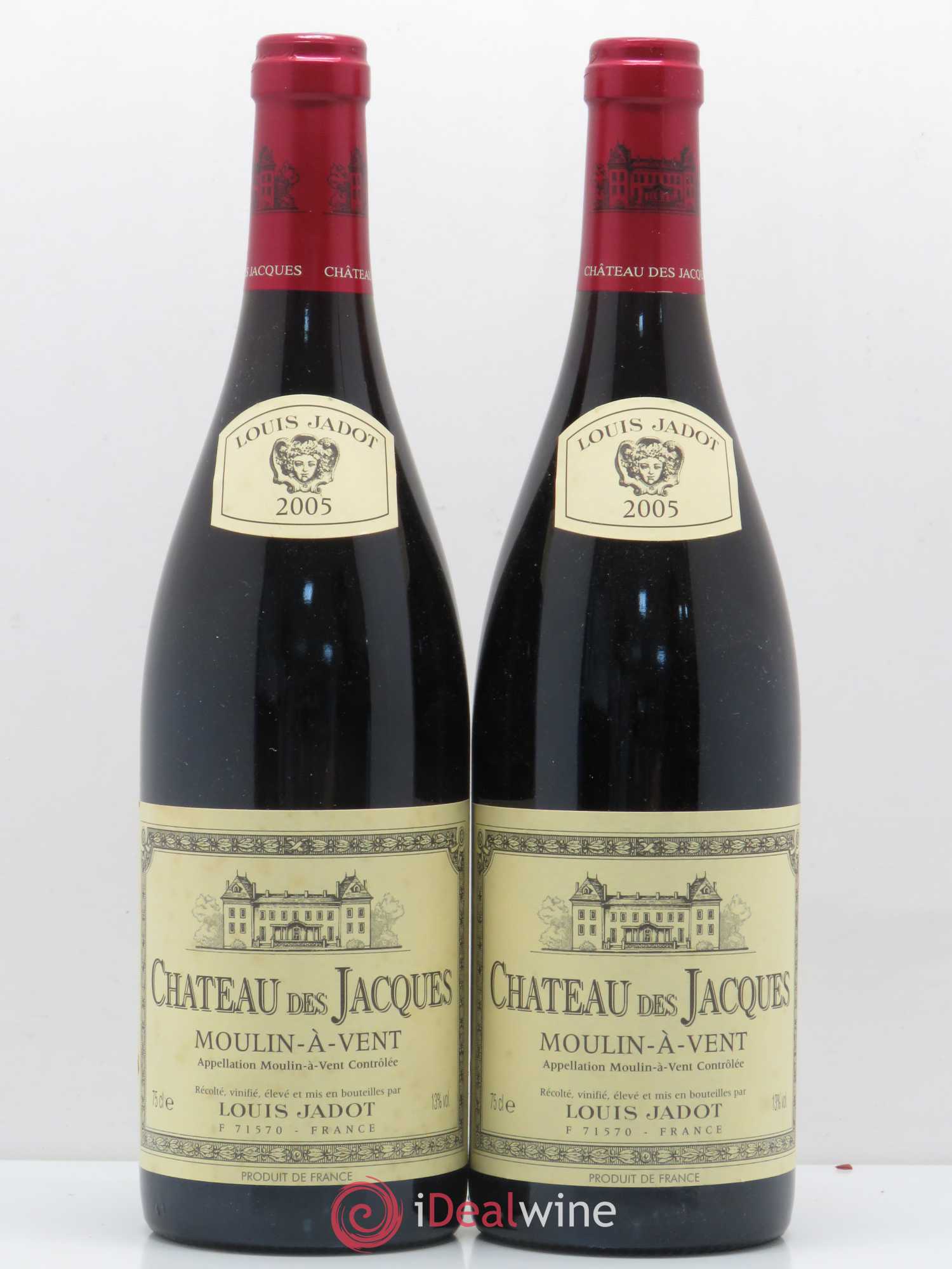 Moulin-à-Vent Château des Jacques 2005 - Lot de 2 bouteilles - 0