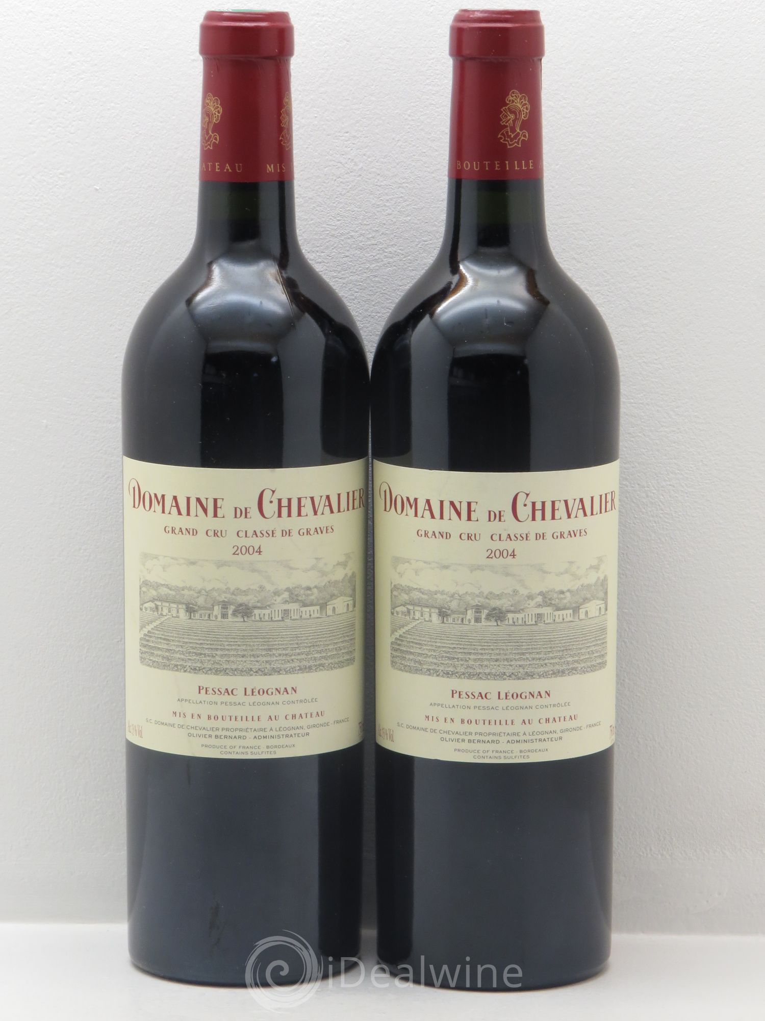 Domaine de Chevalier Cru Classé de Graves 2004 - Lot de 2 bouteilles - 0